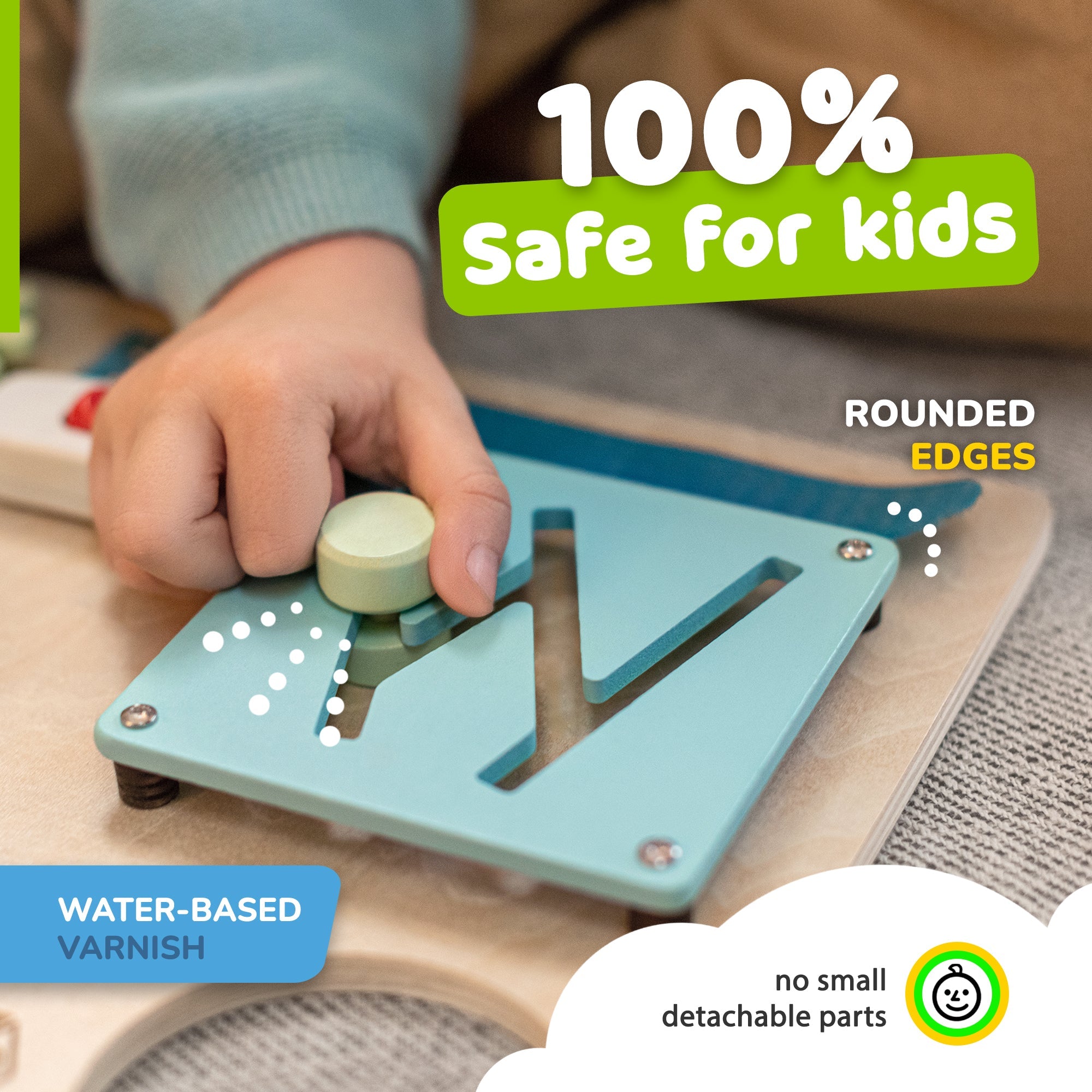 Busy Board for Toddlers 2-3 Years (Ocean)