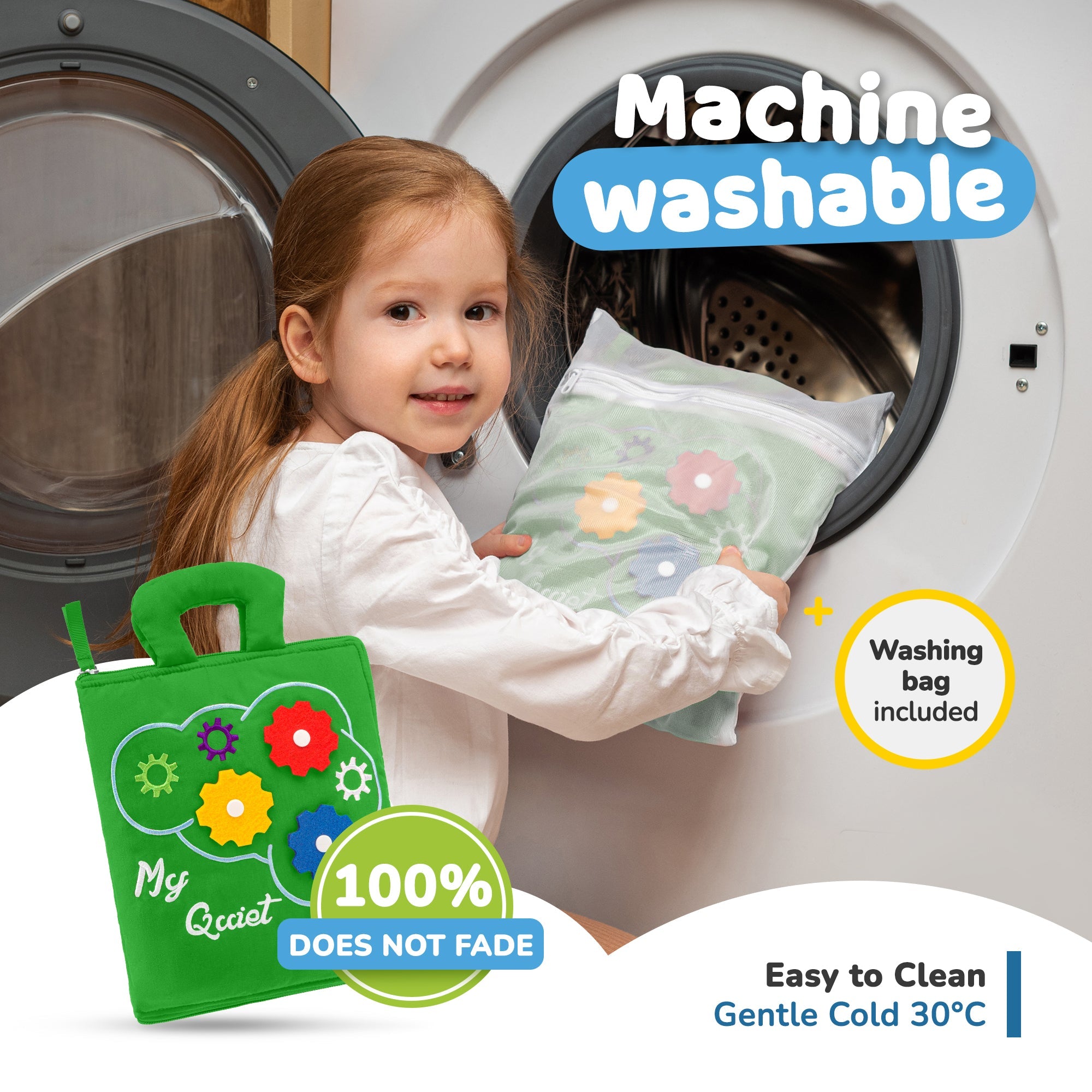 Quiet Book for Toddlers (Green)