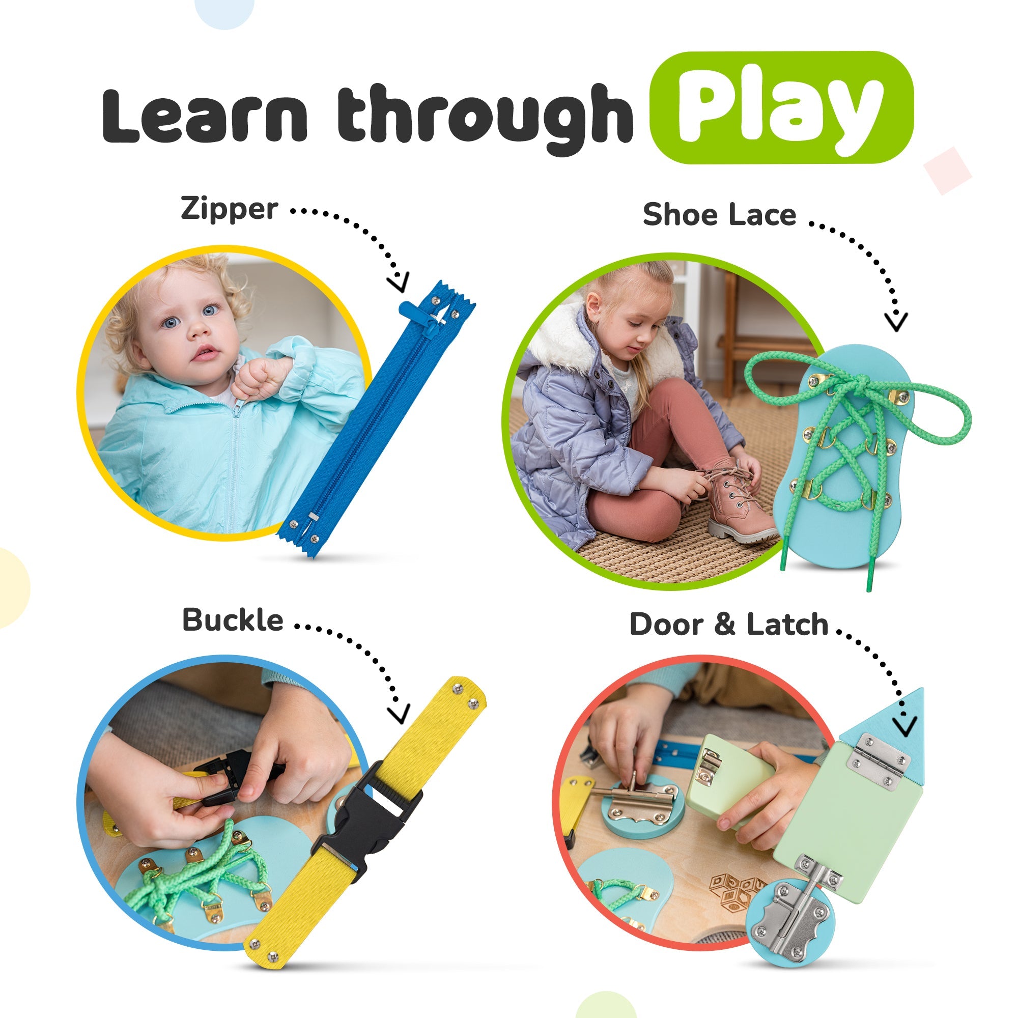 Busy Board for Toddlers 2-3 Years (Ocean)