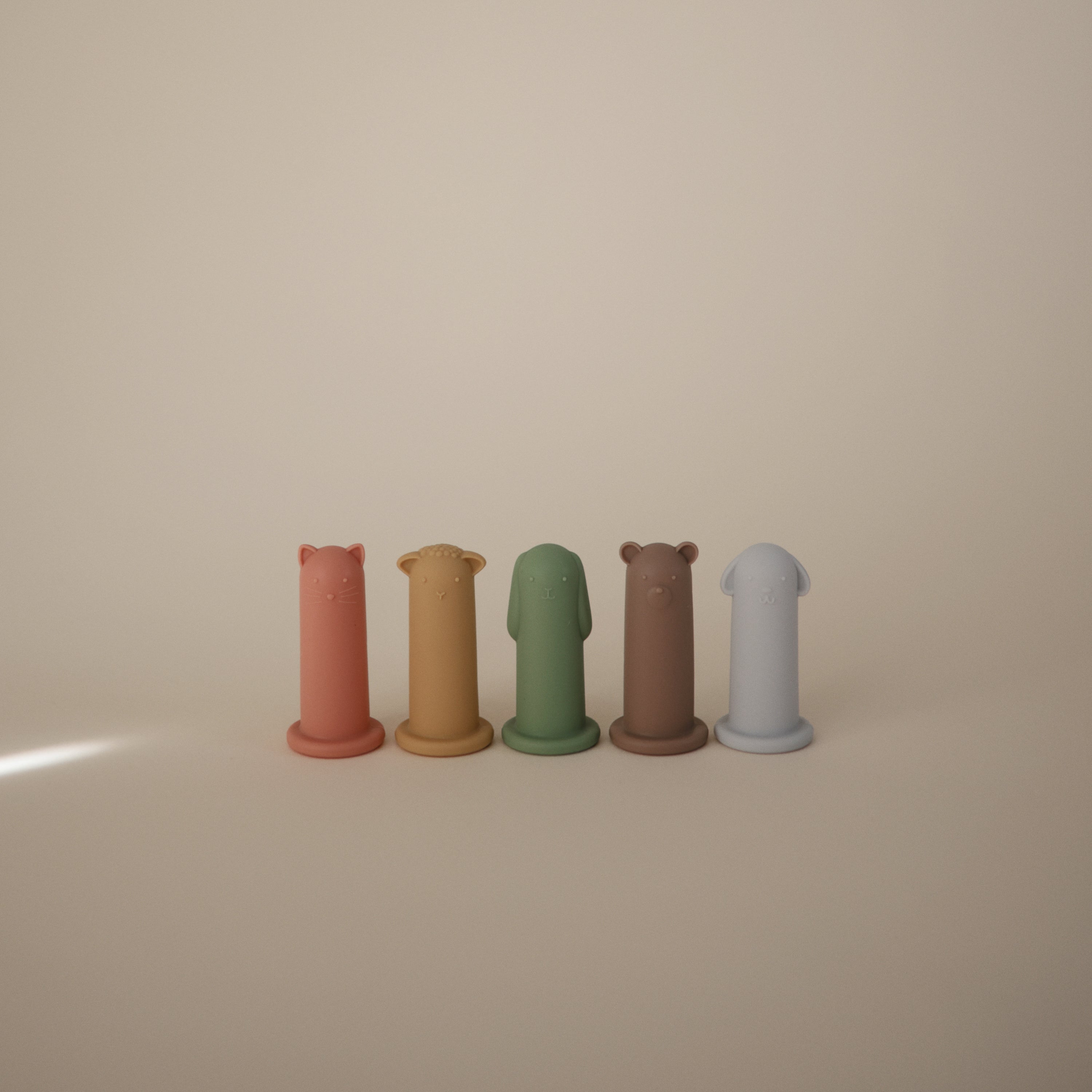 Silicone Animal Finger Puppets