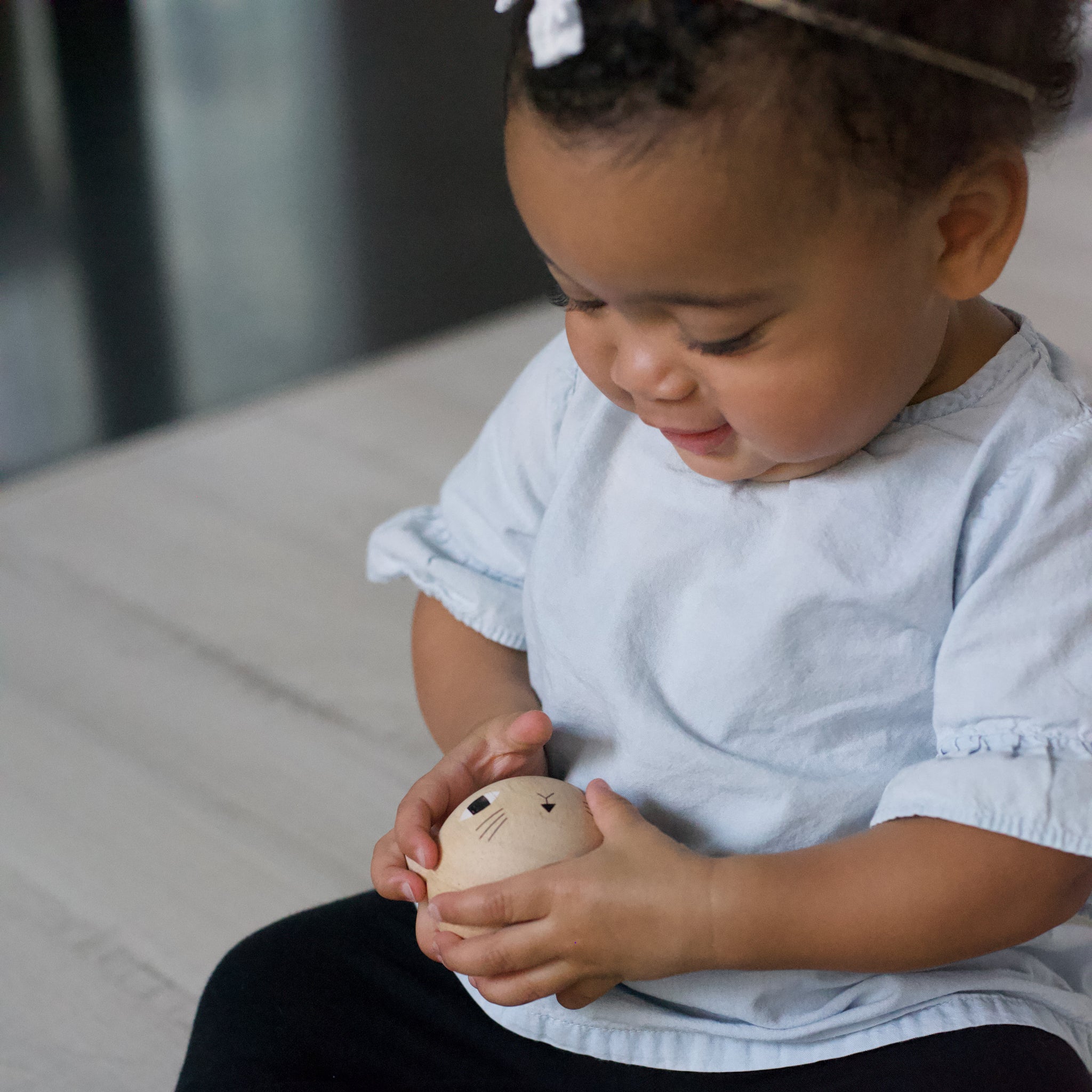 Wood Stacker - Cat Wooden Toys Blue Ribbon