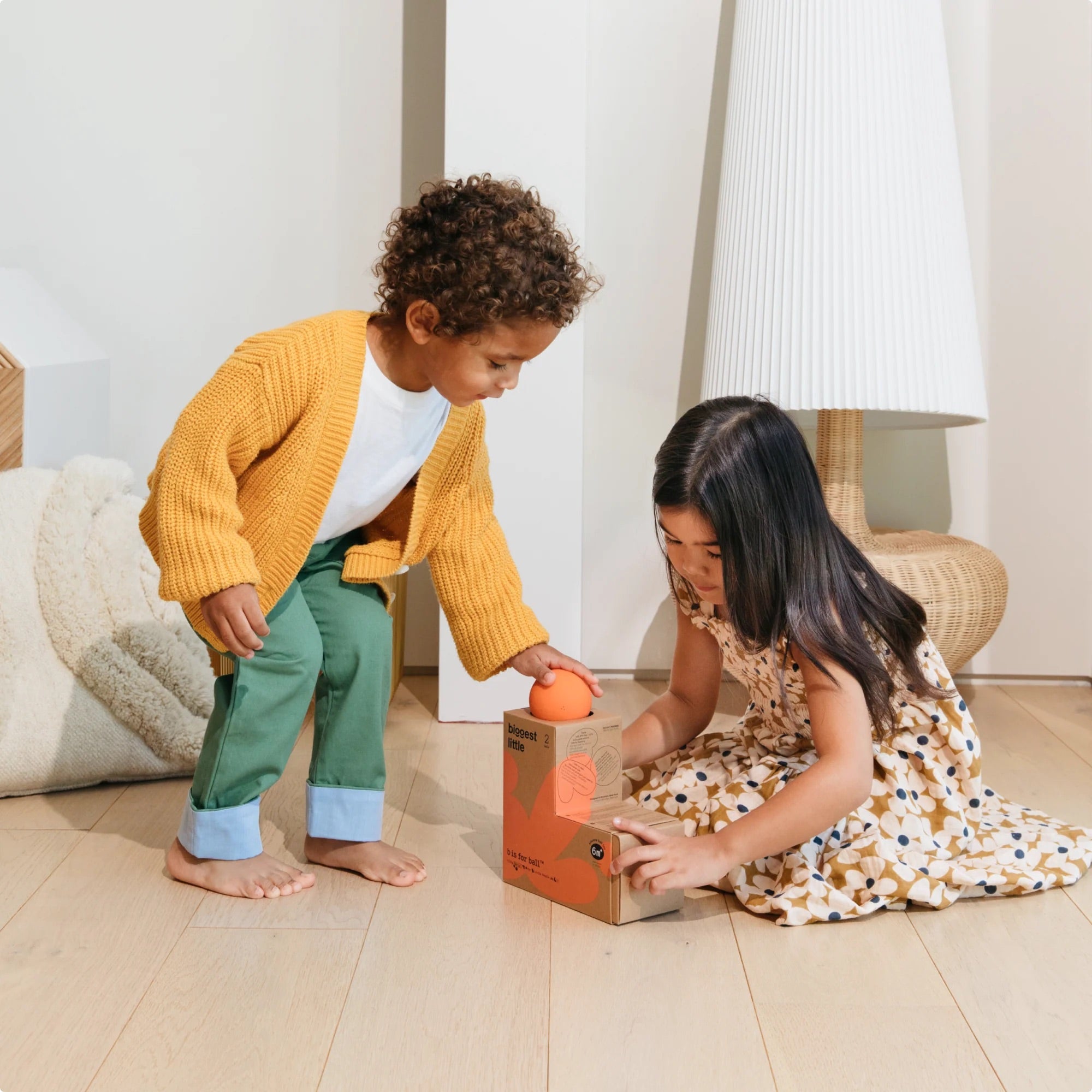 b is for ball® - 3-ball Set | Montessori-Inspired "L" Shaped Box