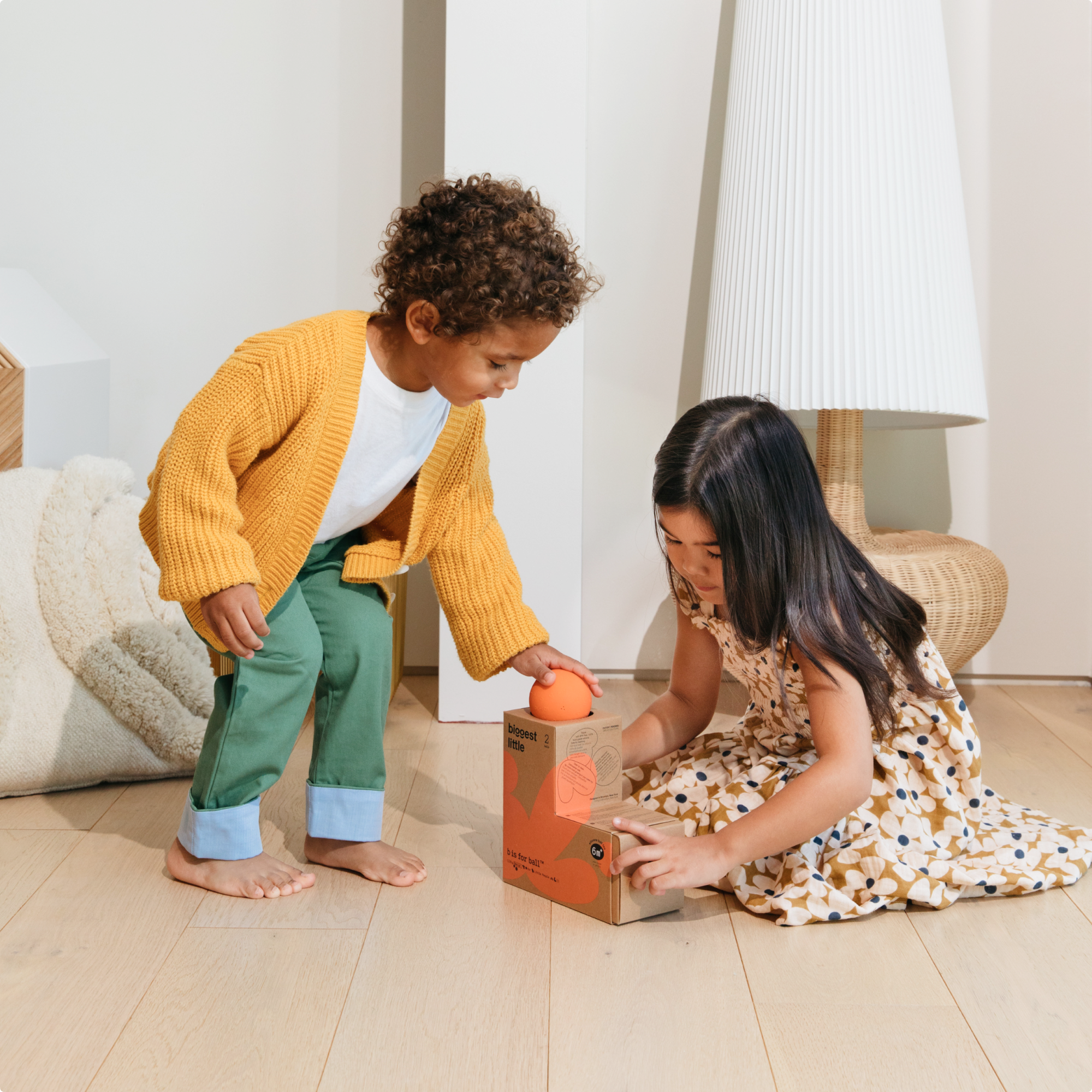 b is for ball® - 3-Ball Set | Montessori-Inspired "L" Shaped Box