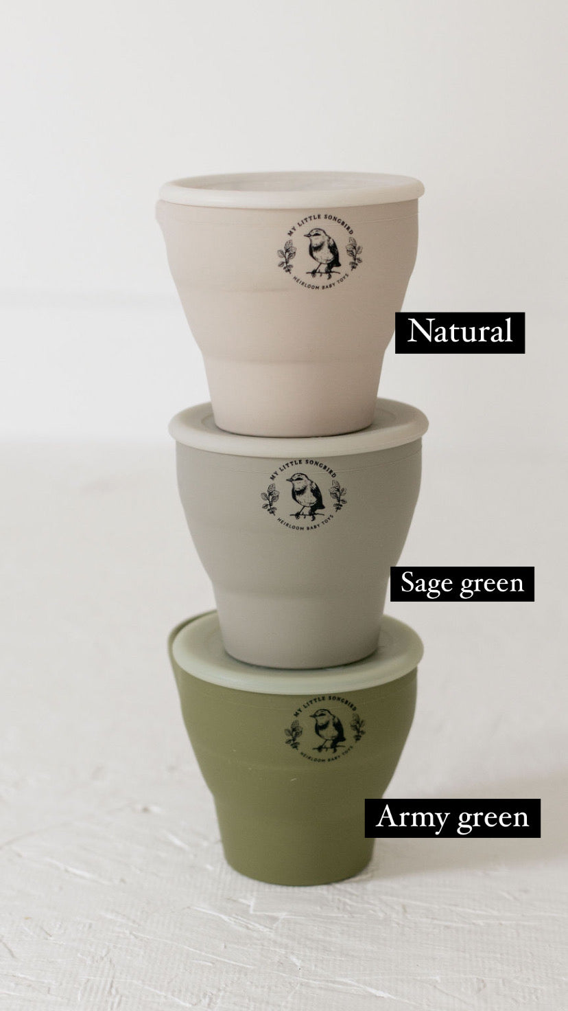 Silicone Snack Cups/Collapsible snack cups