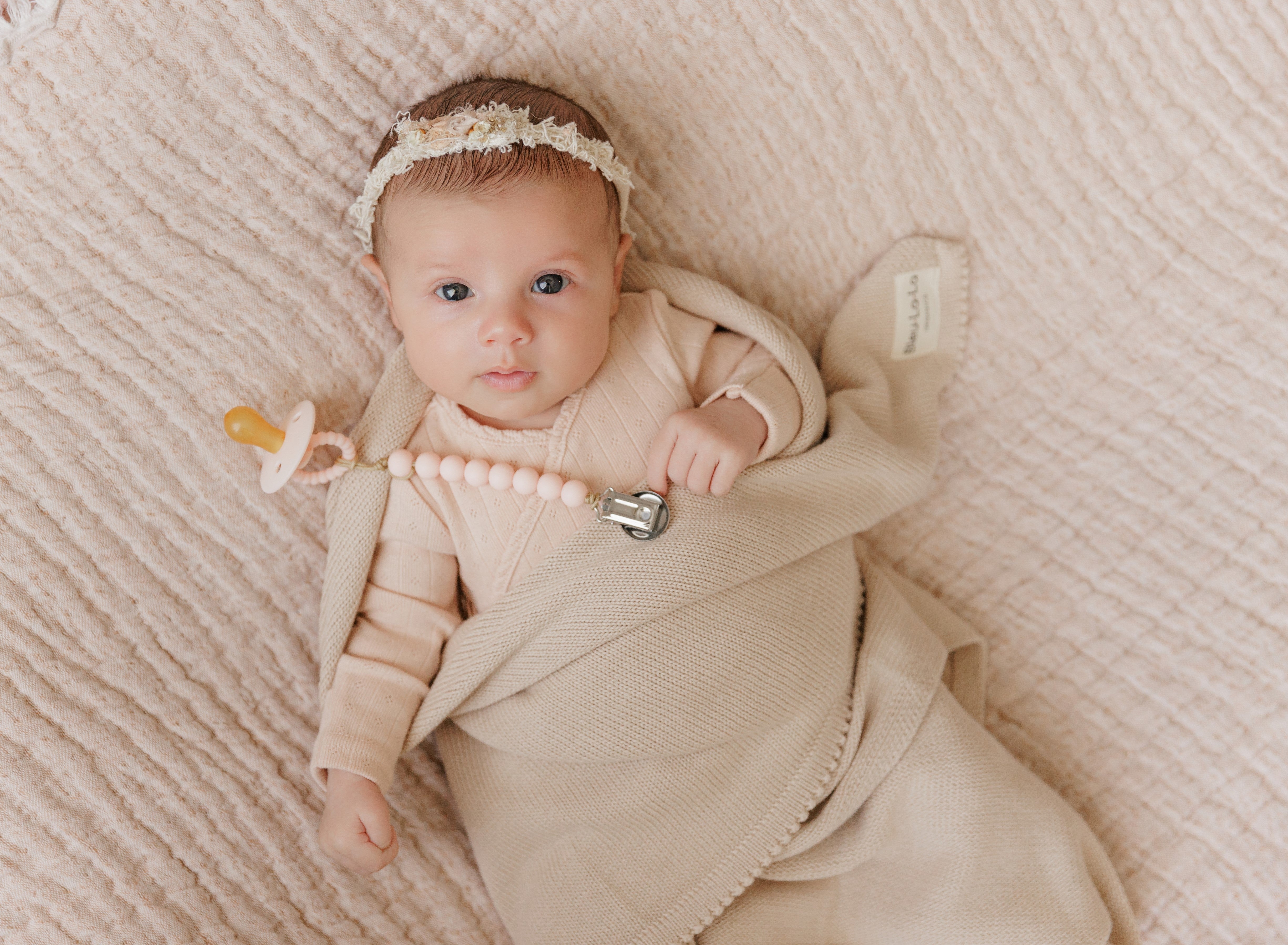 100% Organic Cotton Luxe Baby Blanket