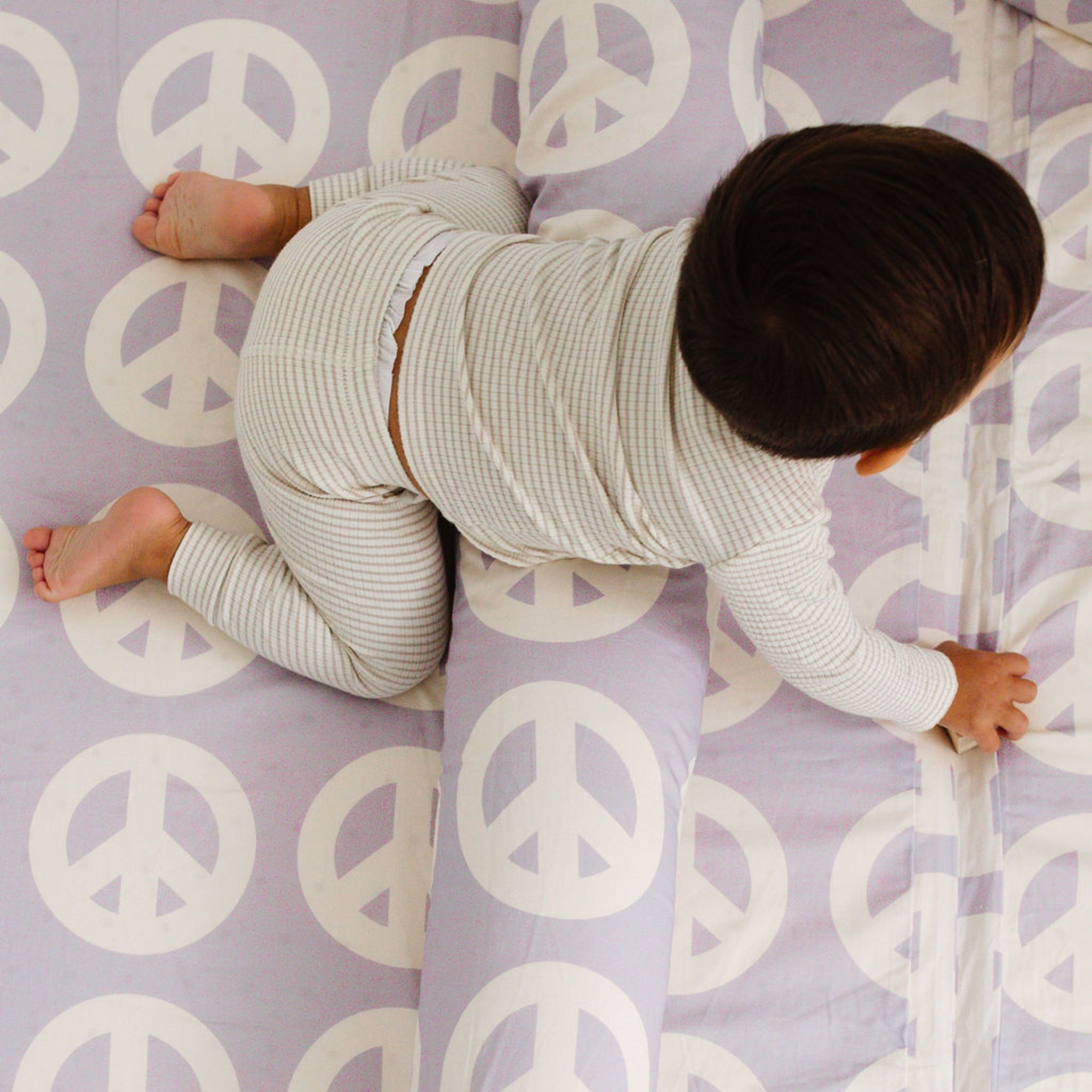 Peace Sign Organic Cotton Mat