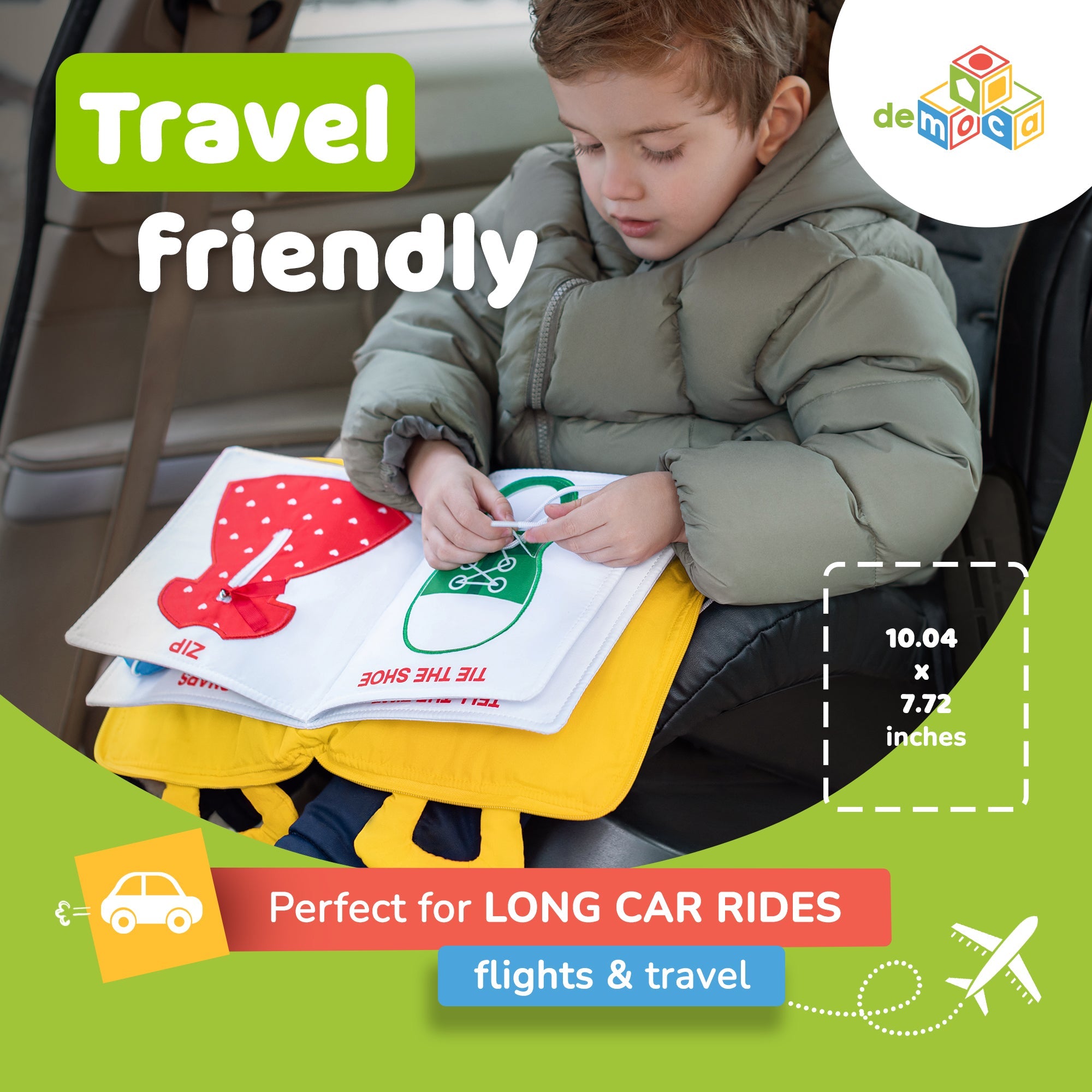 Quiet Book for Toddlers (Yellow)