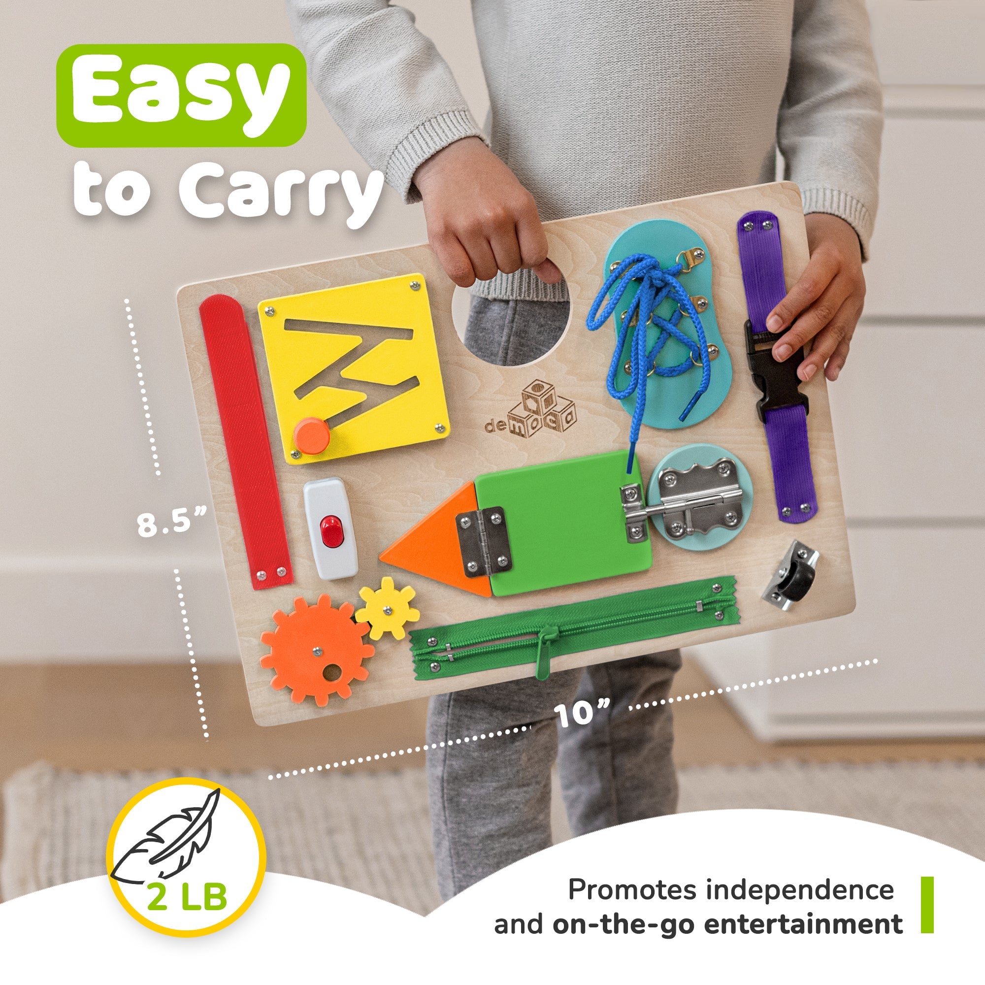 Busy Board for Toddlers 2-3 Years (Color)