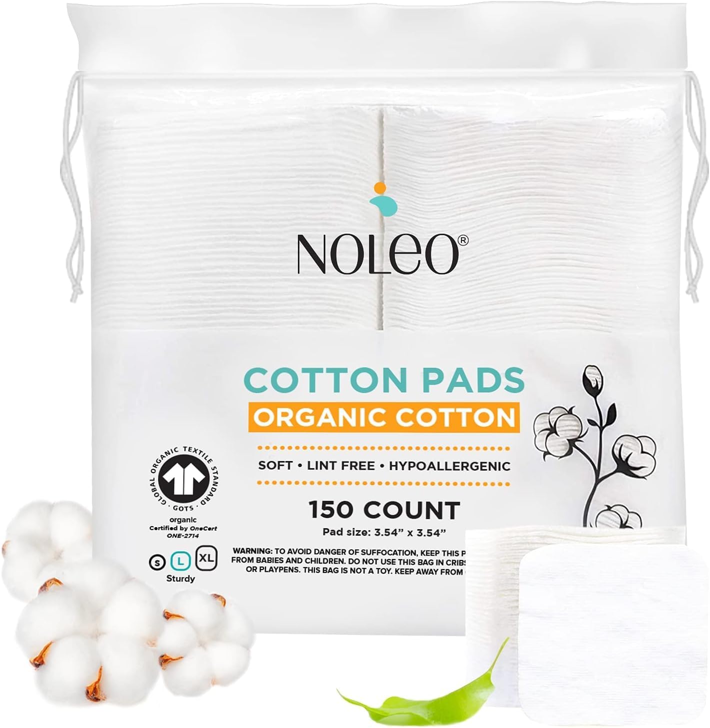 Organic Cotton Pads (Large)