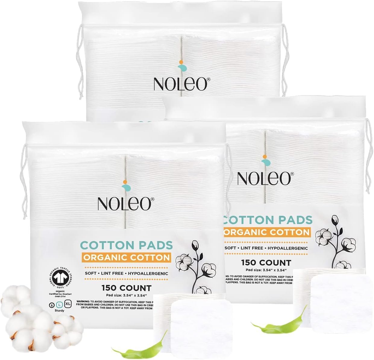 Organic Cotton Pads (Large)