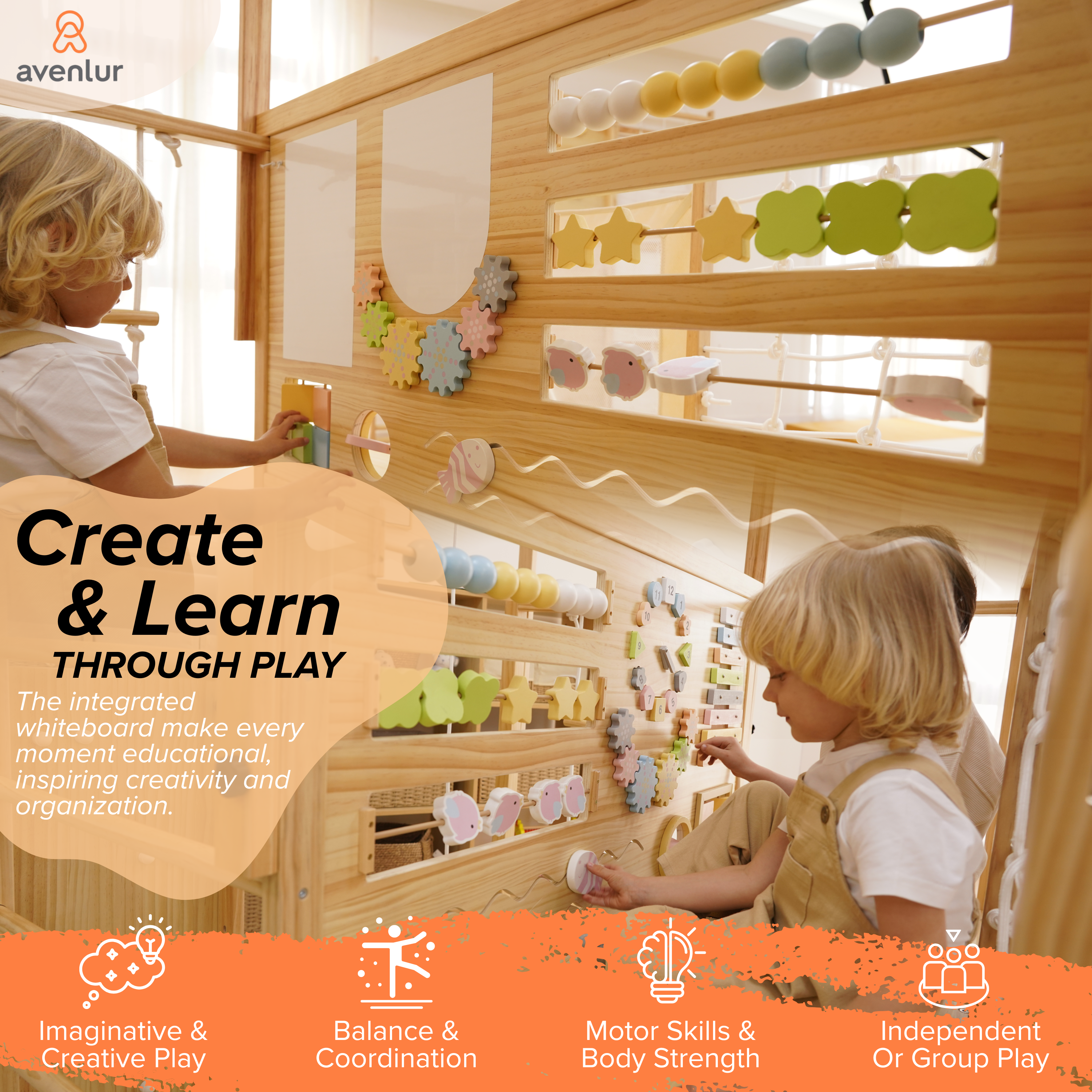 Alpine Adventure Indoor Play Gym – Climber, Slide & Kids Activity Set