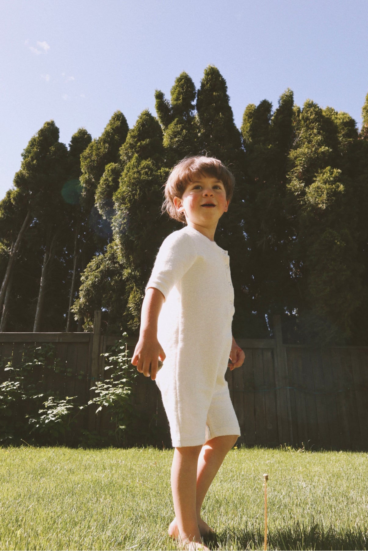 High-Noon Sunsuit French Terry