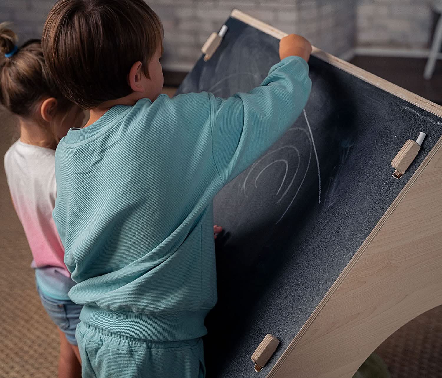 Children's Playhouse with Chalkboard Roof