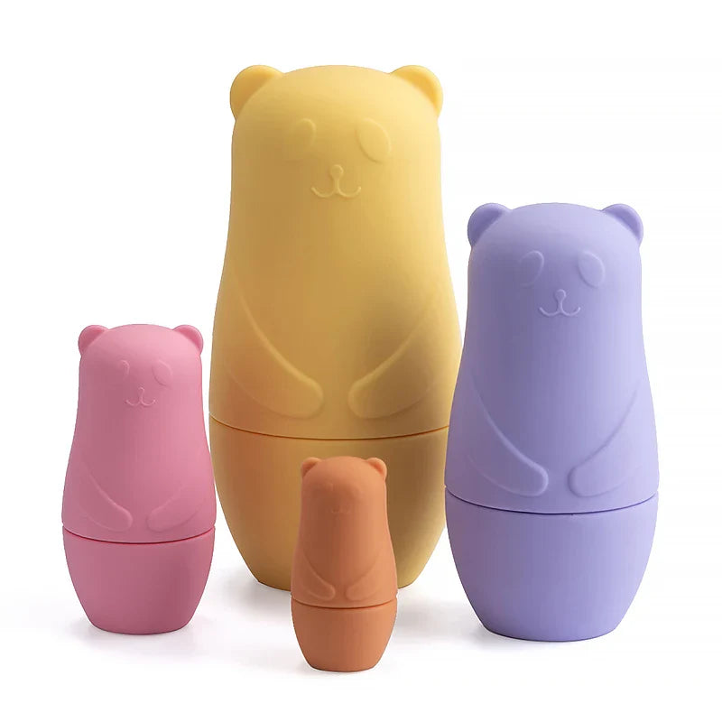Silicone Stacking and Nesting Bears