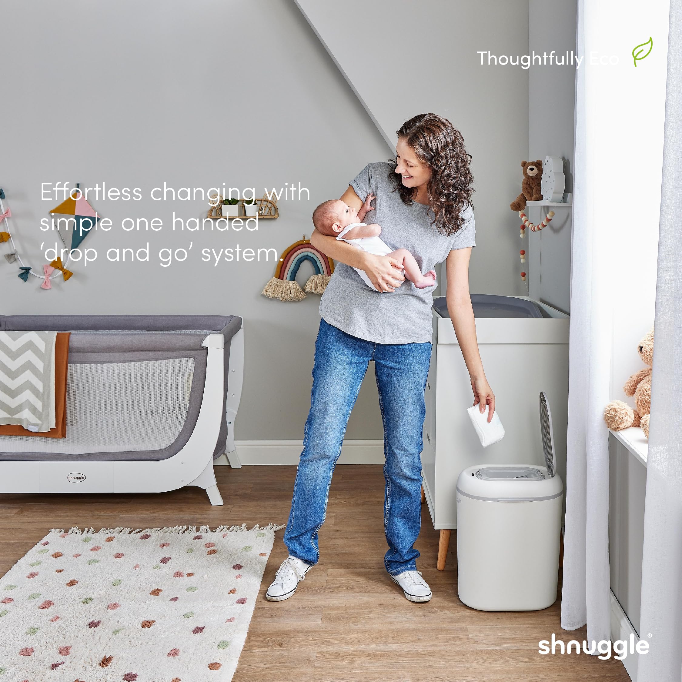 Eco-Touch Nappy Bin Diaper Pail