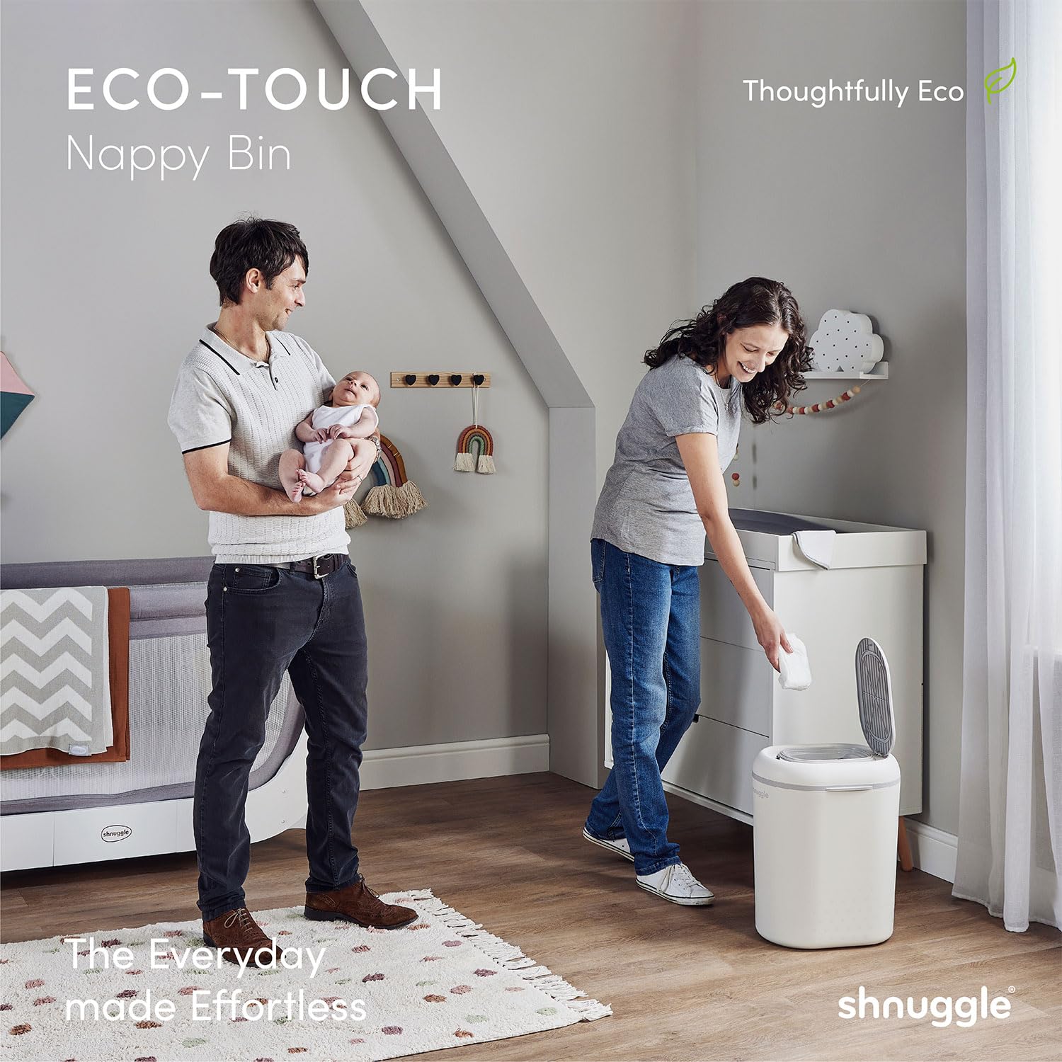 Eco-Touch Nappy Bin Diaper Pail
