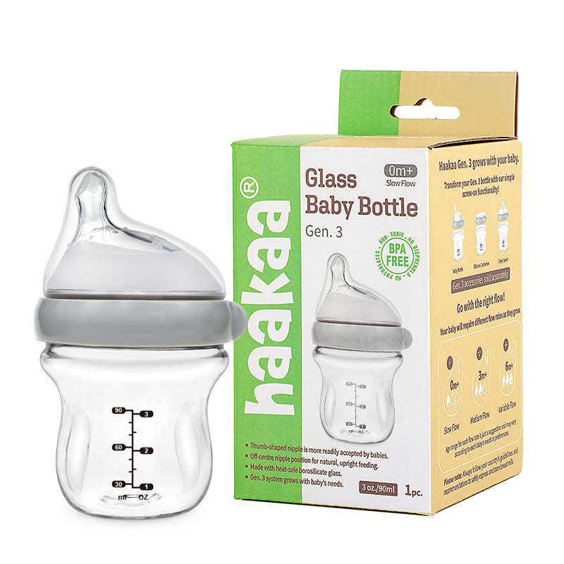 Glass Baby Bottle (3 oz/90 ml)