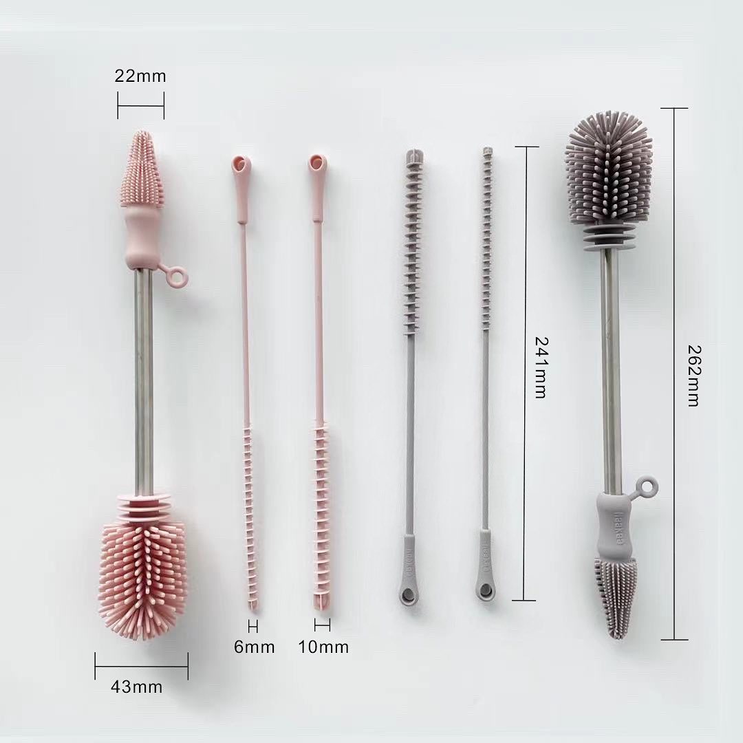 Haakaa Double-Ended Silicone Brush
