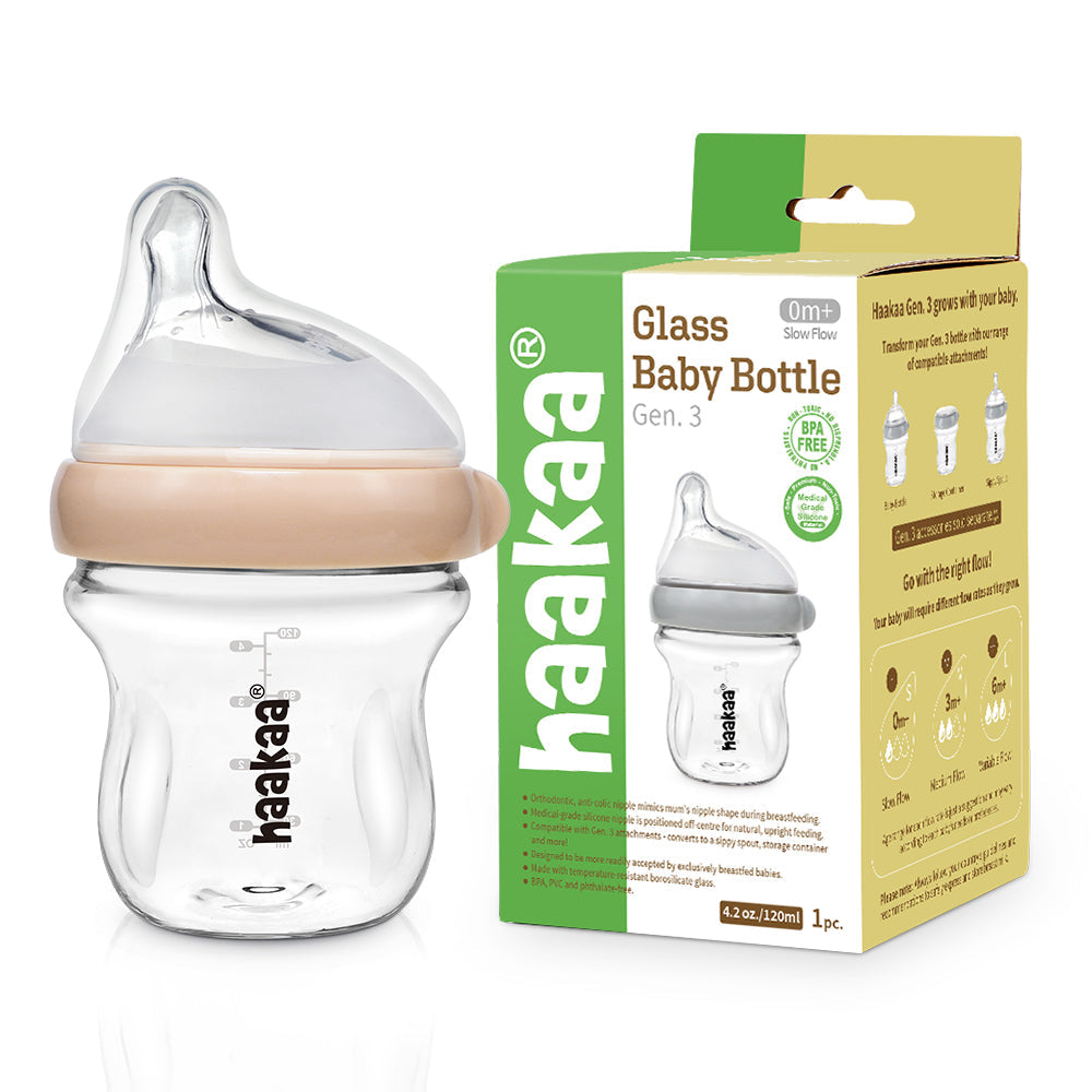 Glass Baby Bottle (3 oz/90 ml)