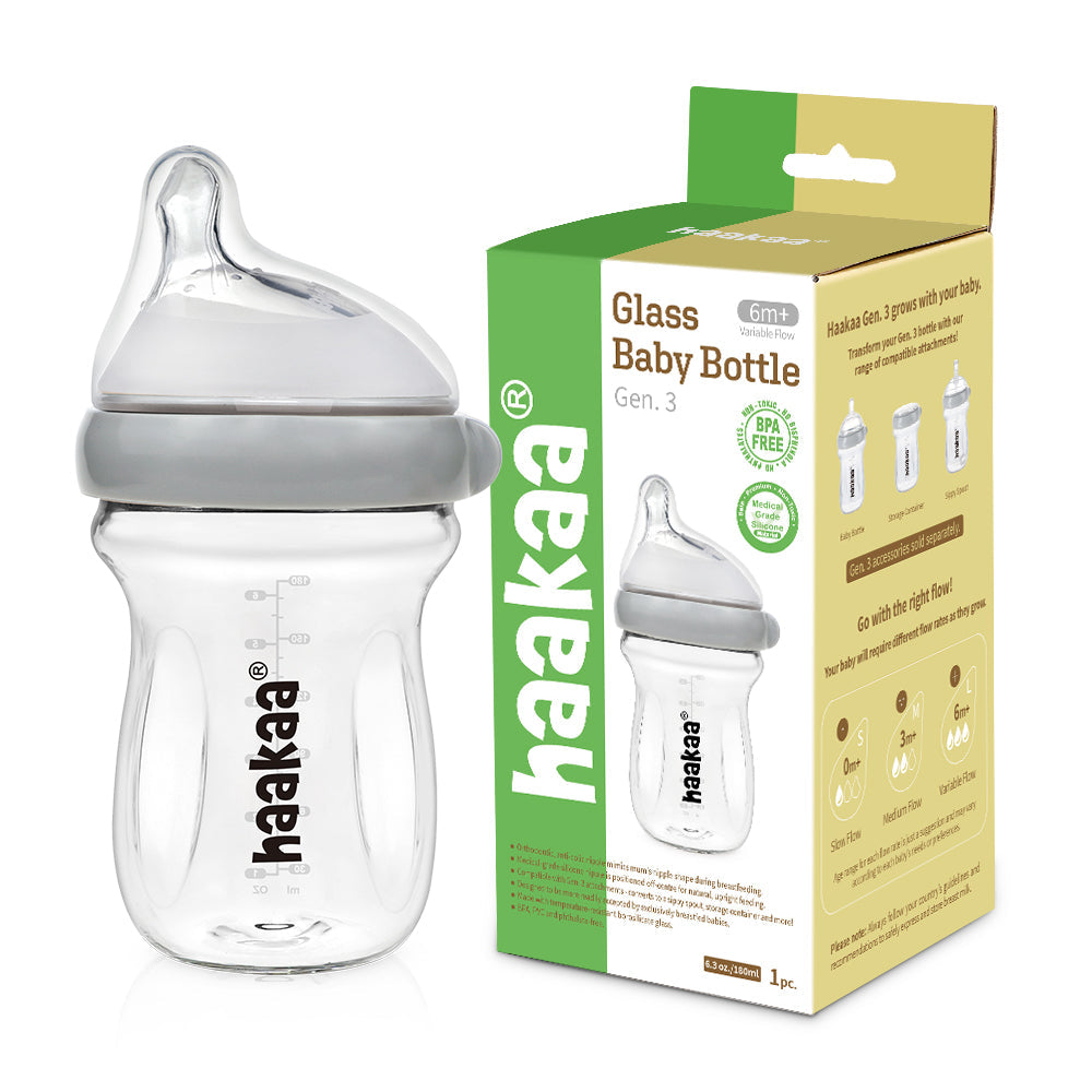 Glass Baby Bottle (6 oz/160 ml)