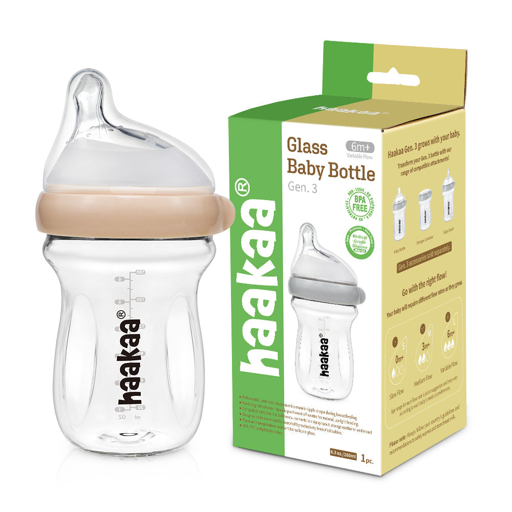 Glass Baby Bottle (6 oz/160 ml)