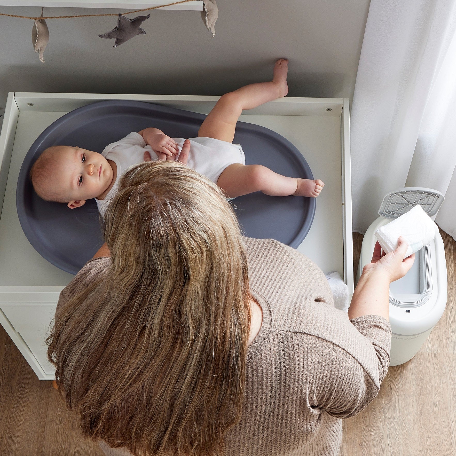 Eco-Touch Nappy Bin Diaper Pail