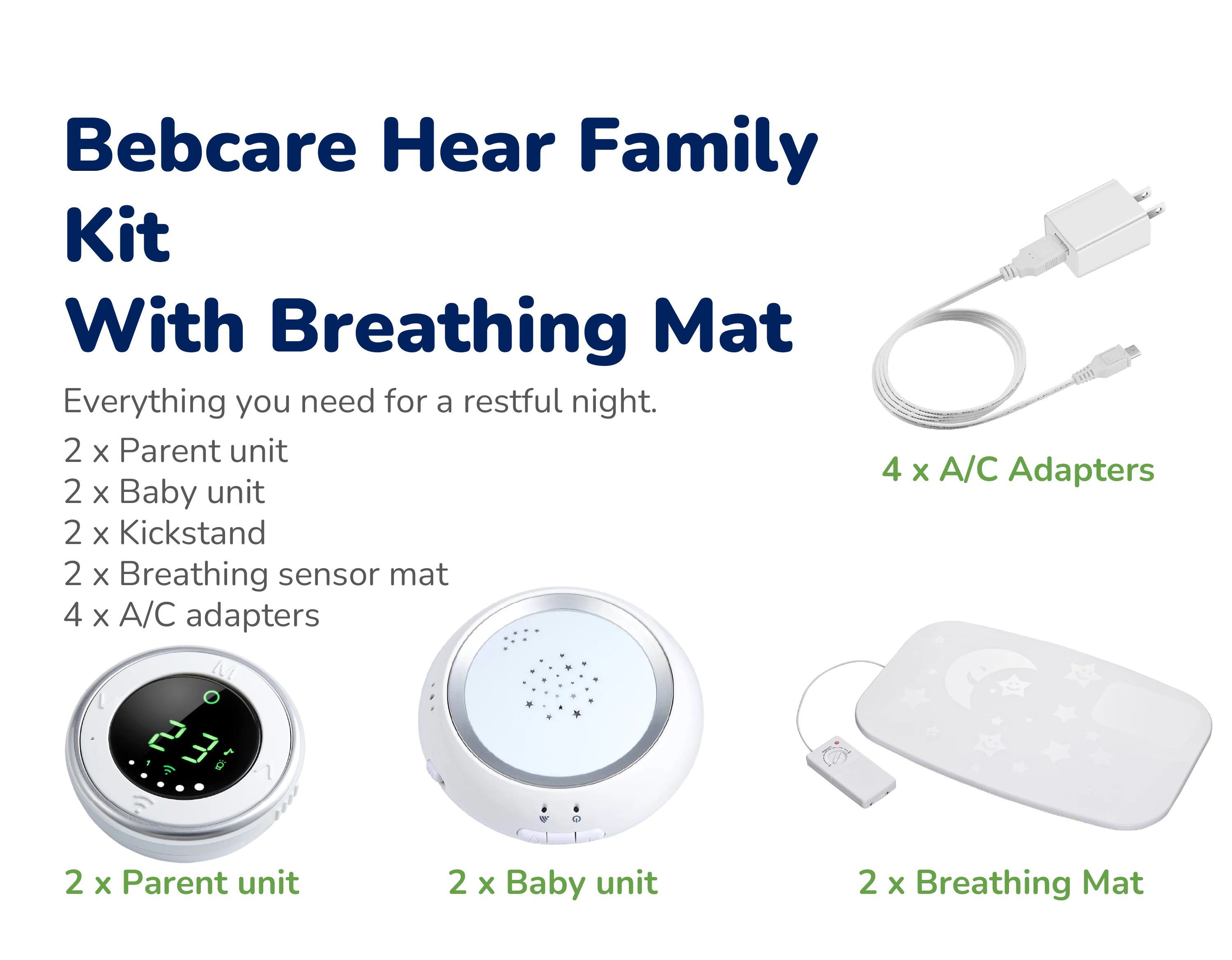 Digital Audio Baby Monitor (Family Kit)