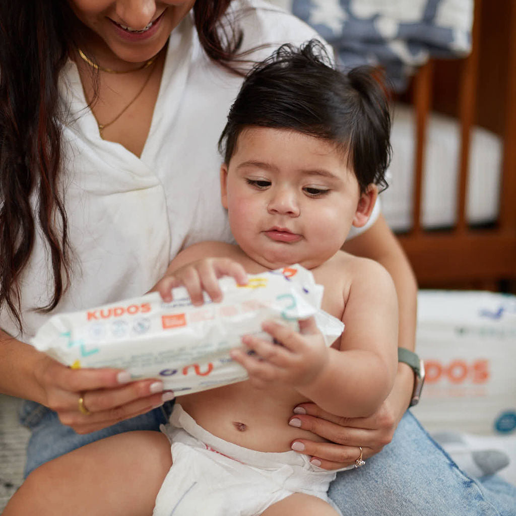 One-month supply of wipes (4 packs)