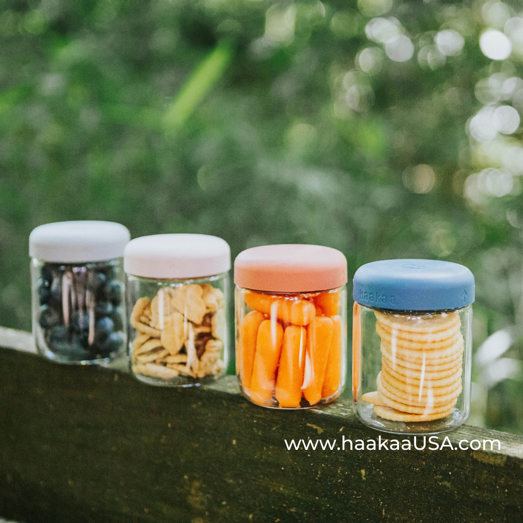 Haakaa Sealed Glass Storage Jar Set (4 x 4oz + 2 x 7 oz)