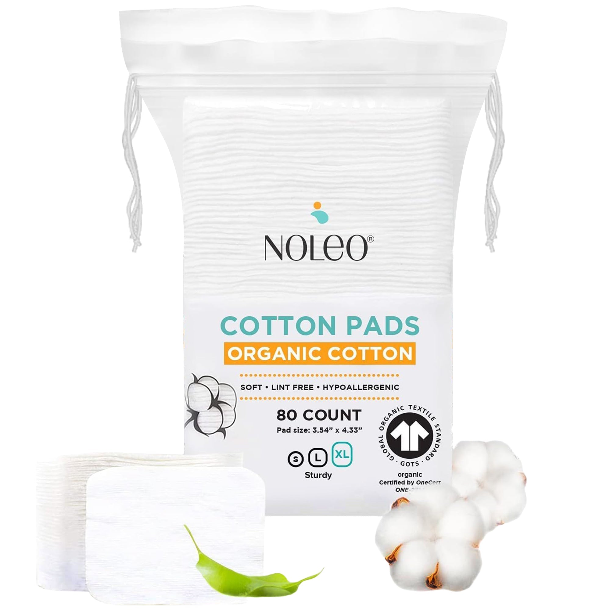 Organic Cotton Pads (XL 3.54"x4.33")