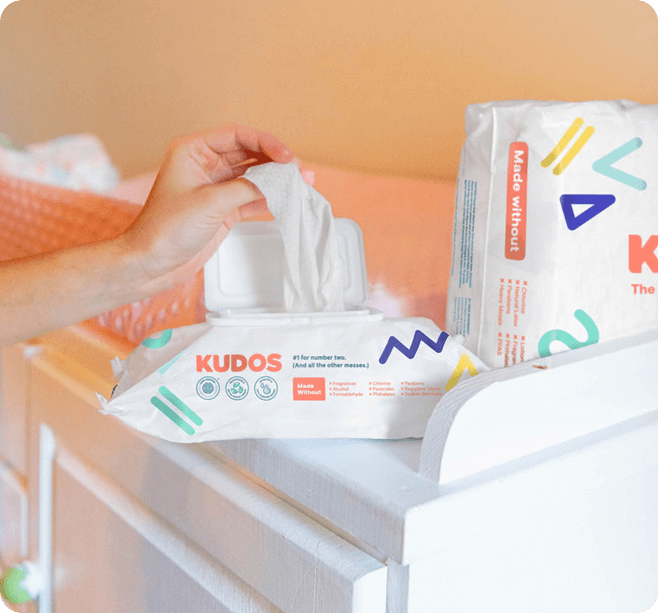 One-month supply of wipes (4 packs)