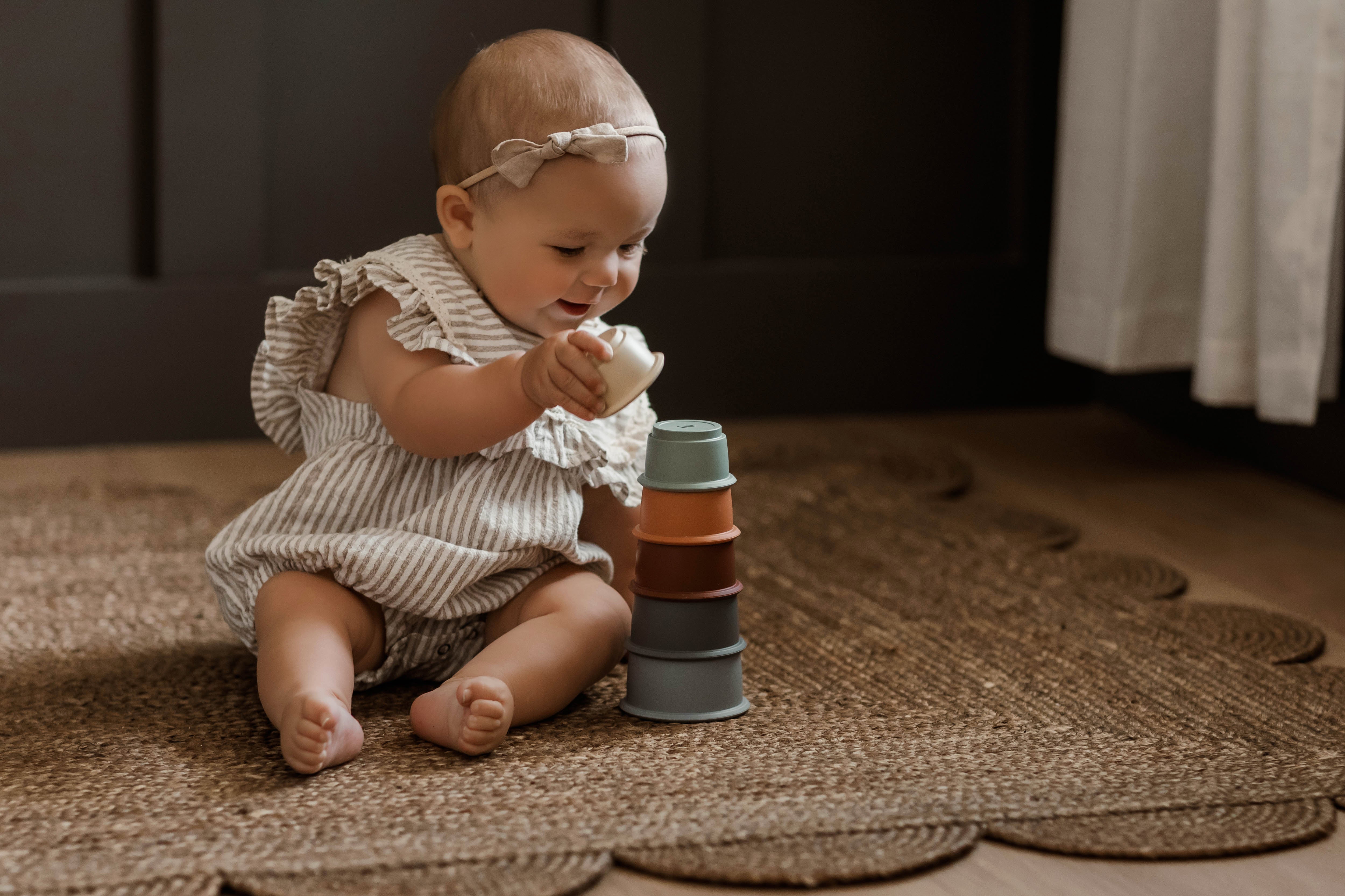 Silicone Cup Stacking Toy