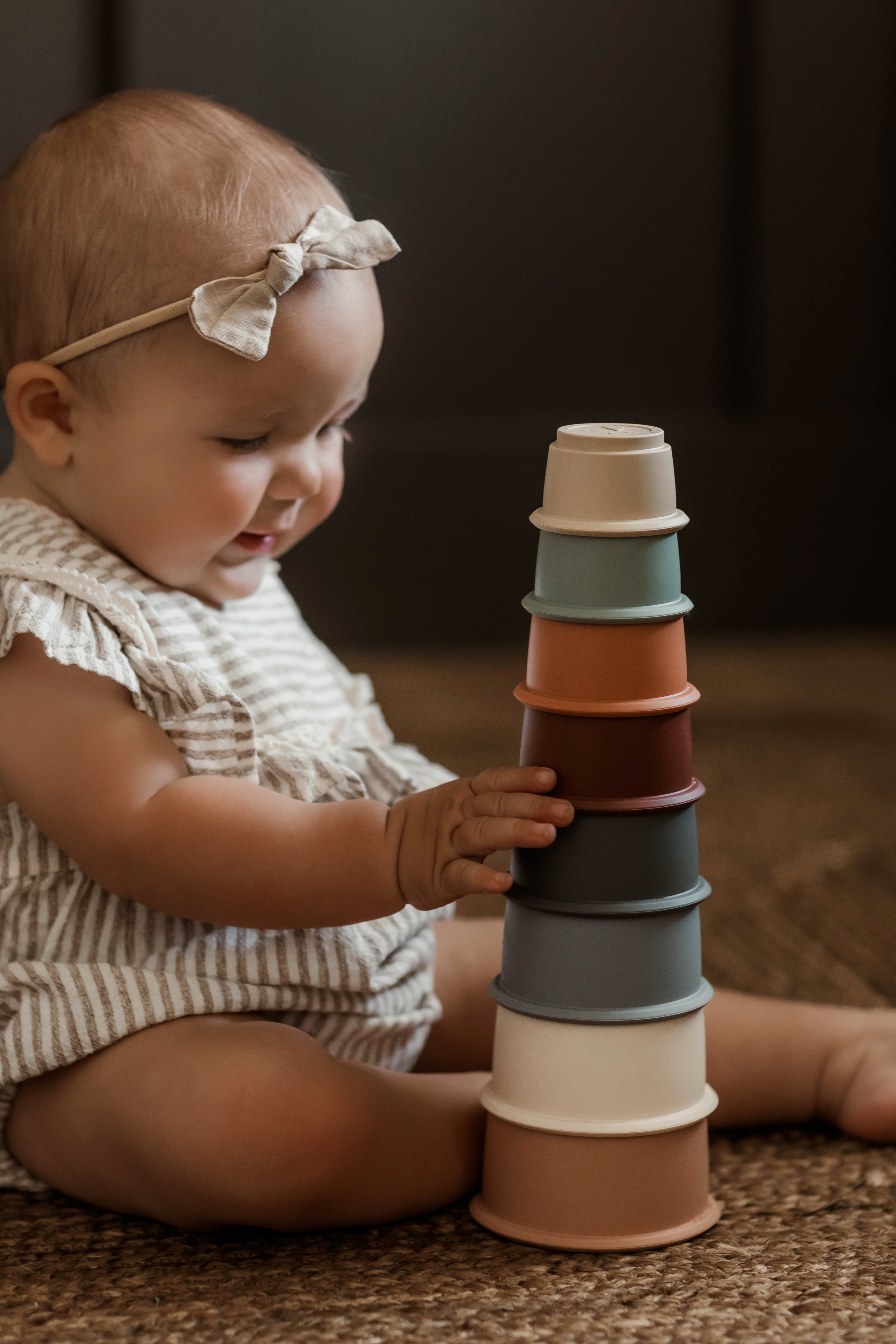 Silicone Cup Stacking Toy