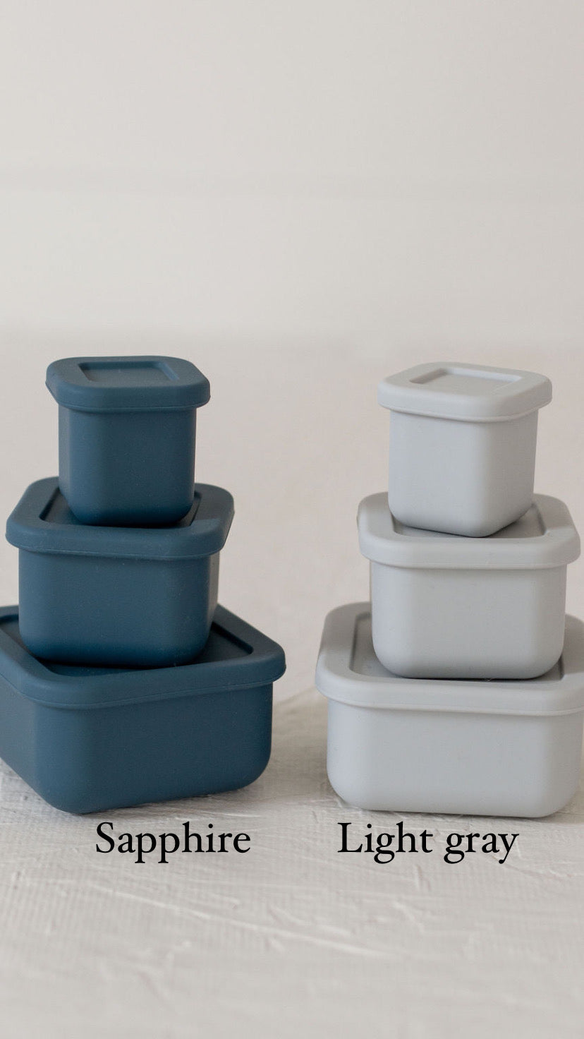 Silicone Bento Box (Set of 3)