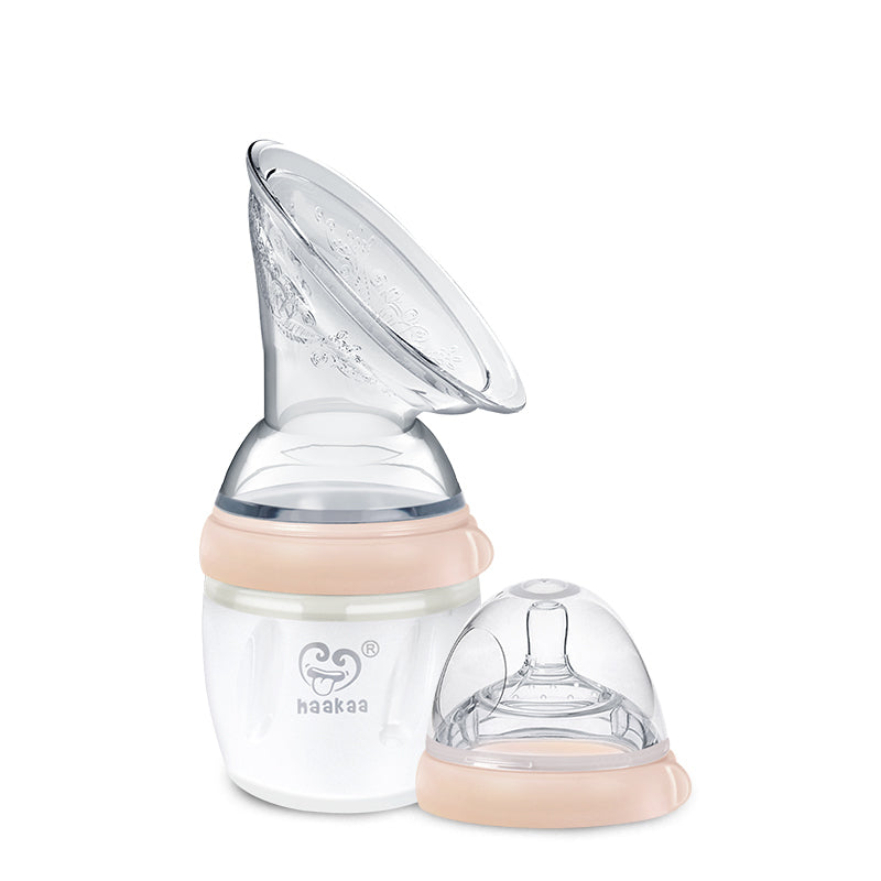 Silicone Breast Pump Flange and Bottle Set (160 ml/6 oz)