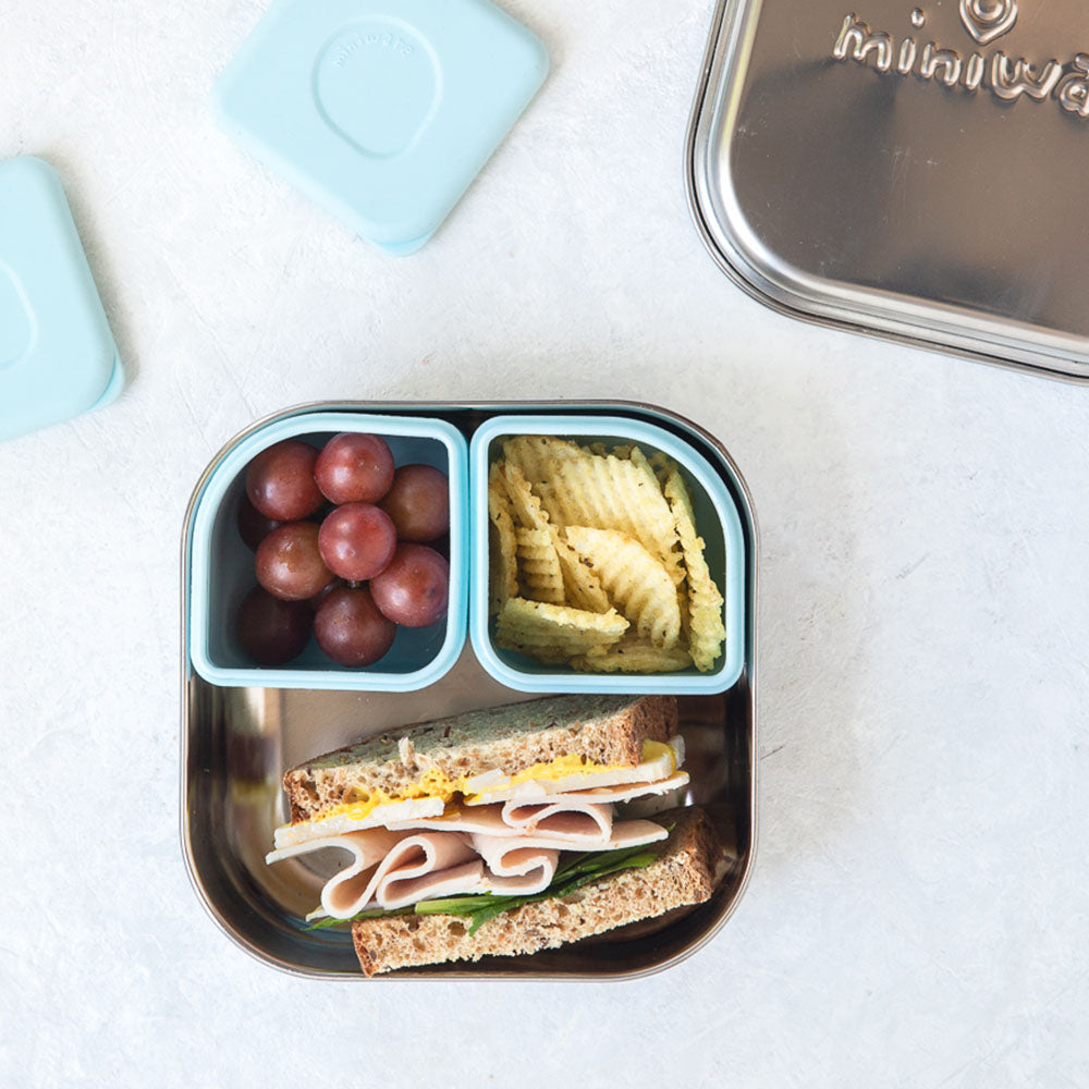 All Ages Bento Box - Chrome + Aqua