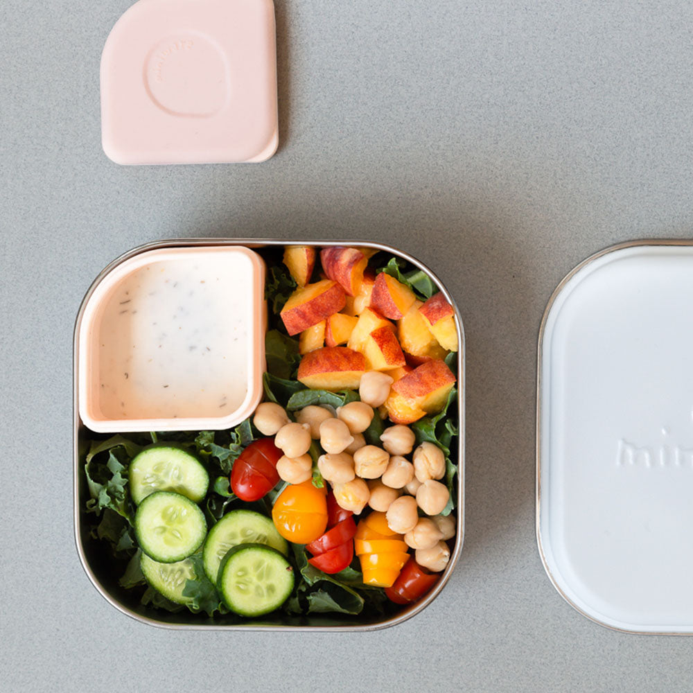GrowBento: All Ages Bento Box (Snow + Peach)