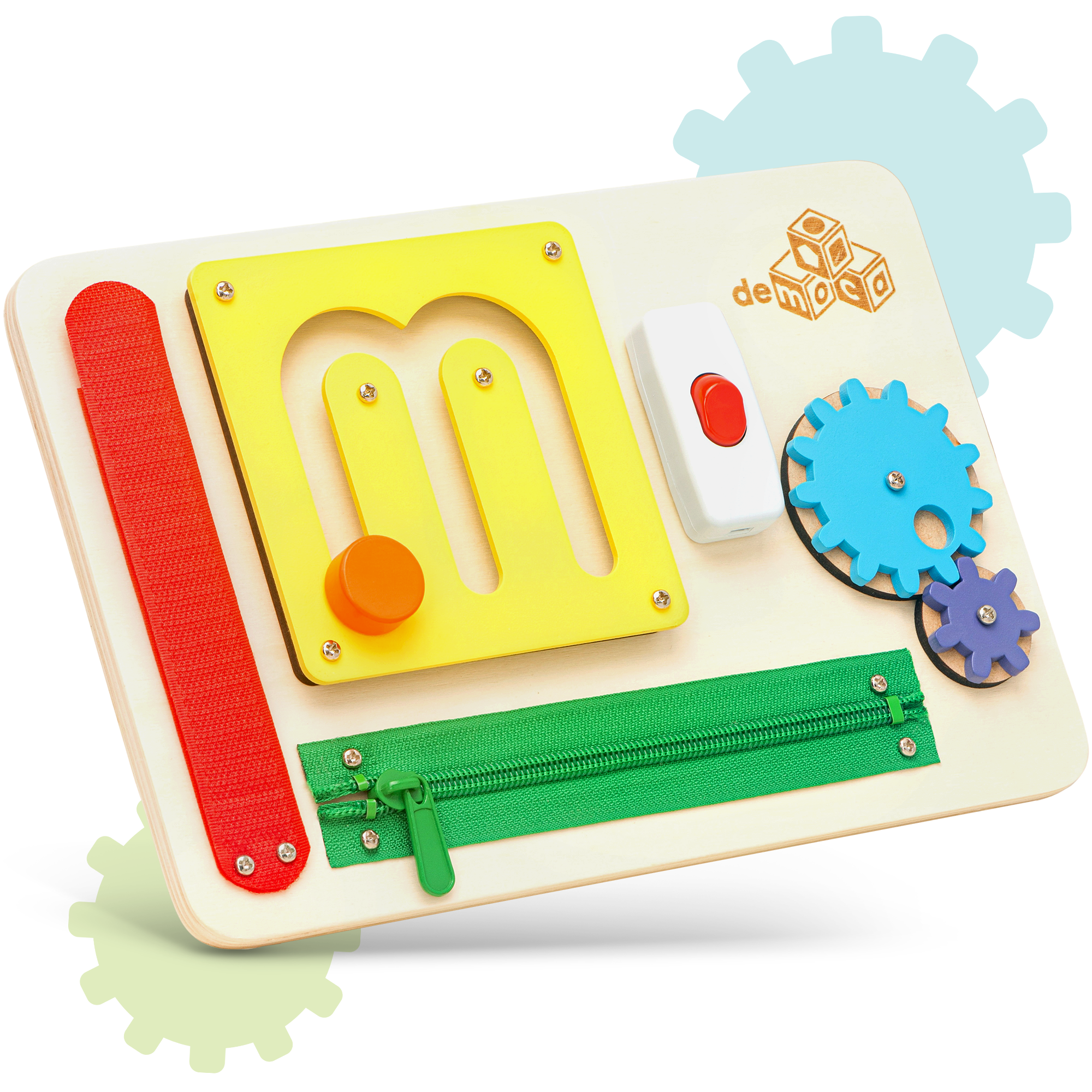 Busy Board for 1 Year Old (Color)