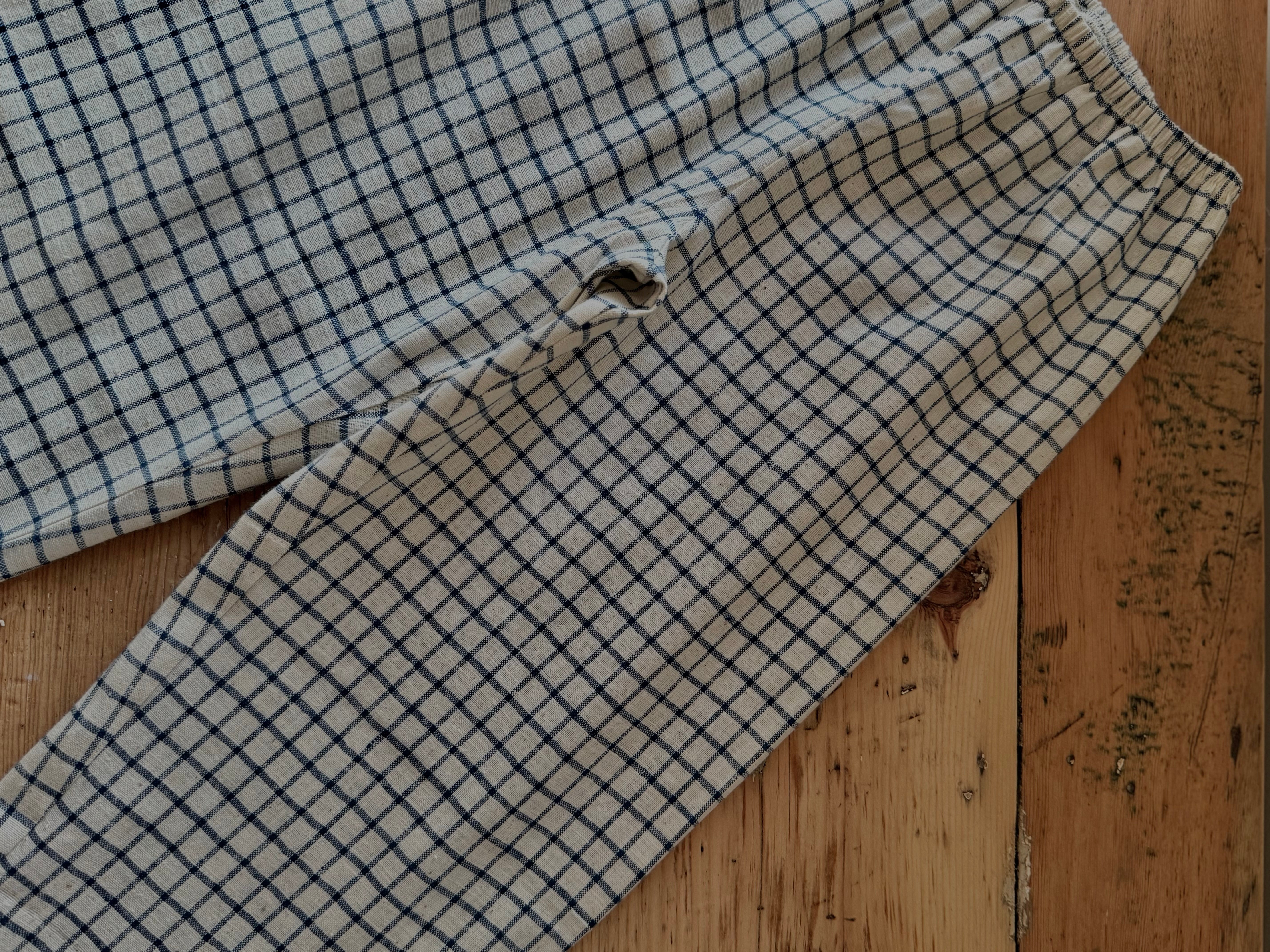 Per Se Pant - Blue Check