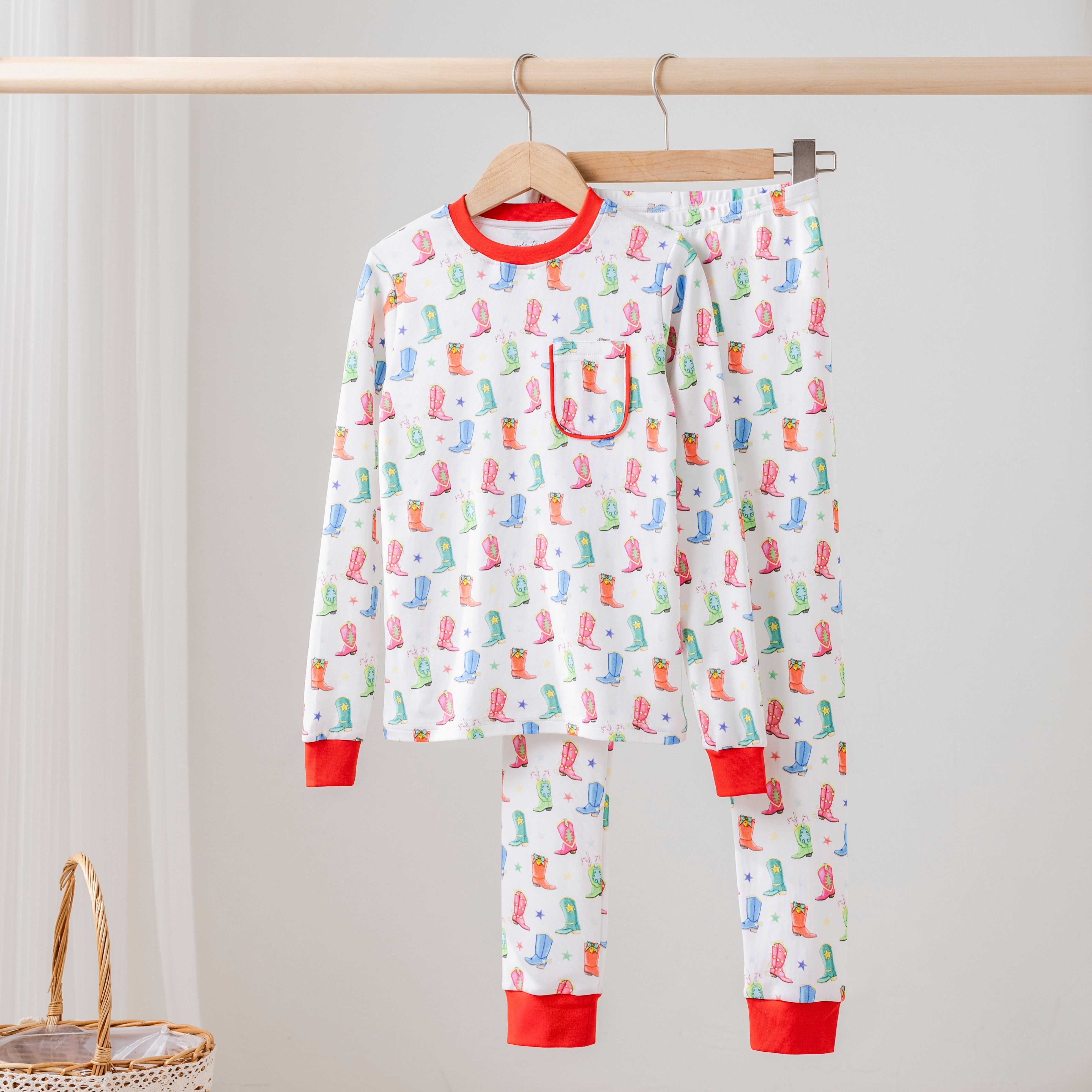 Jingle Boots Organic Cotton Pajamas