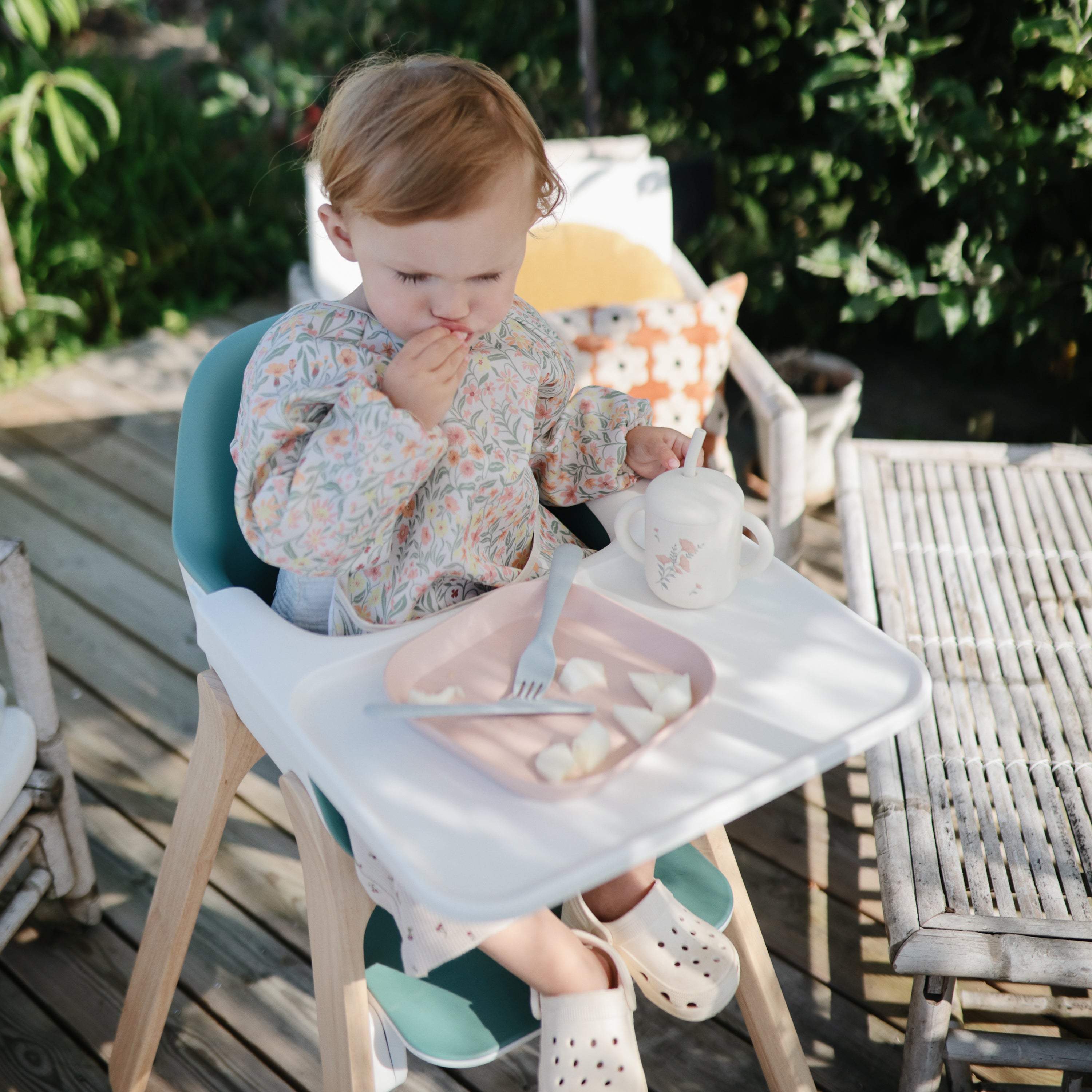 Silicone Training Cup + Straw