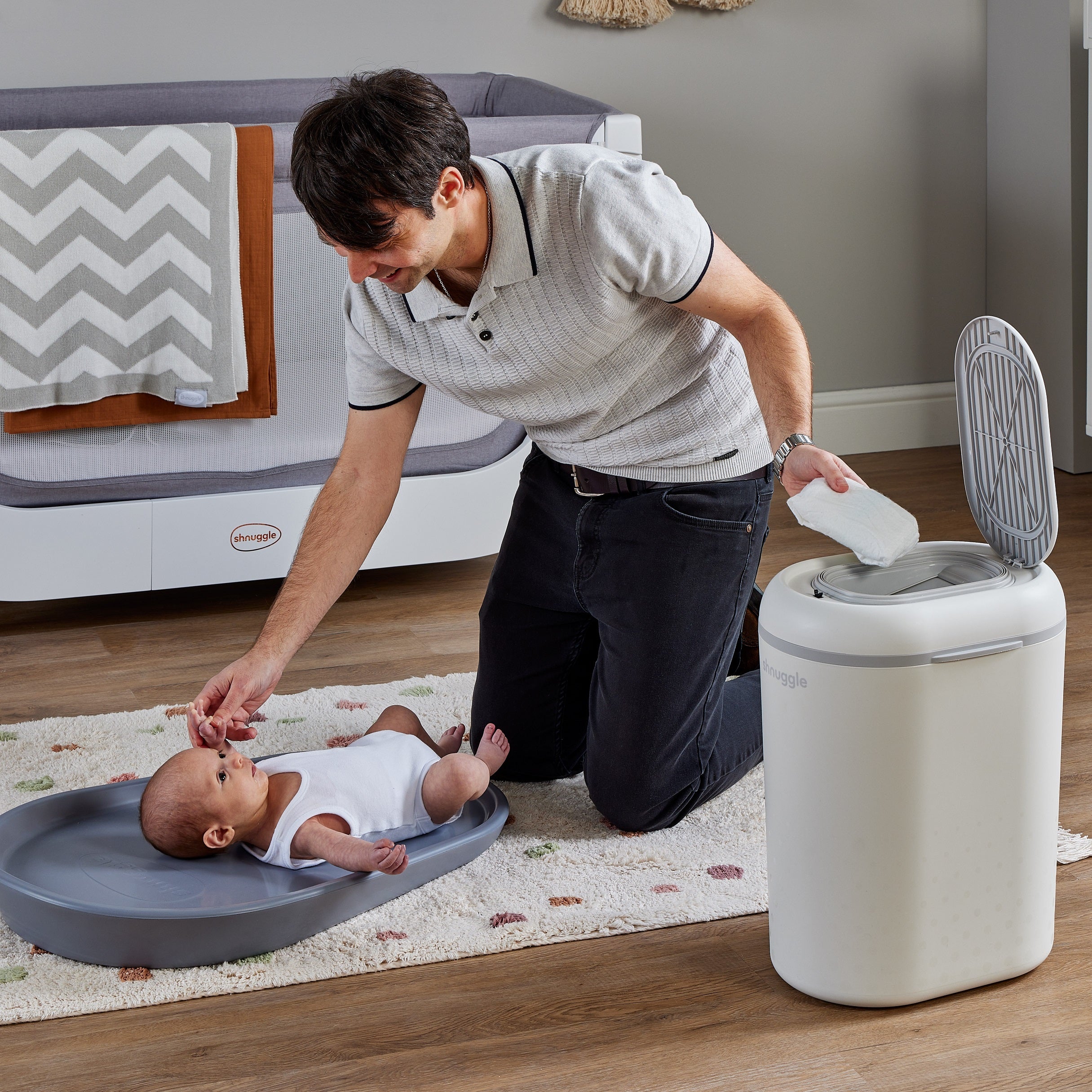 Eco-Touch Nappy Bin Diaper Pail