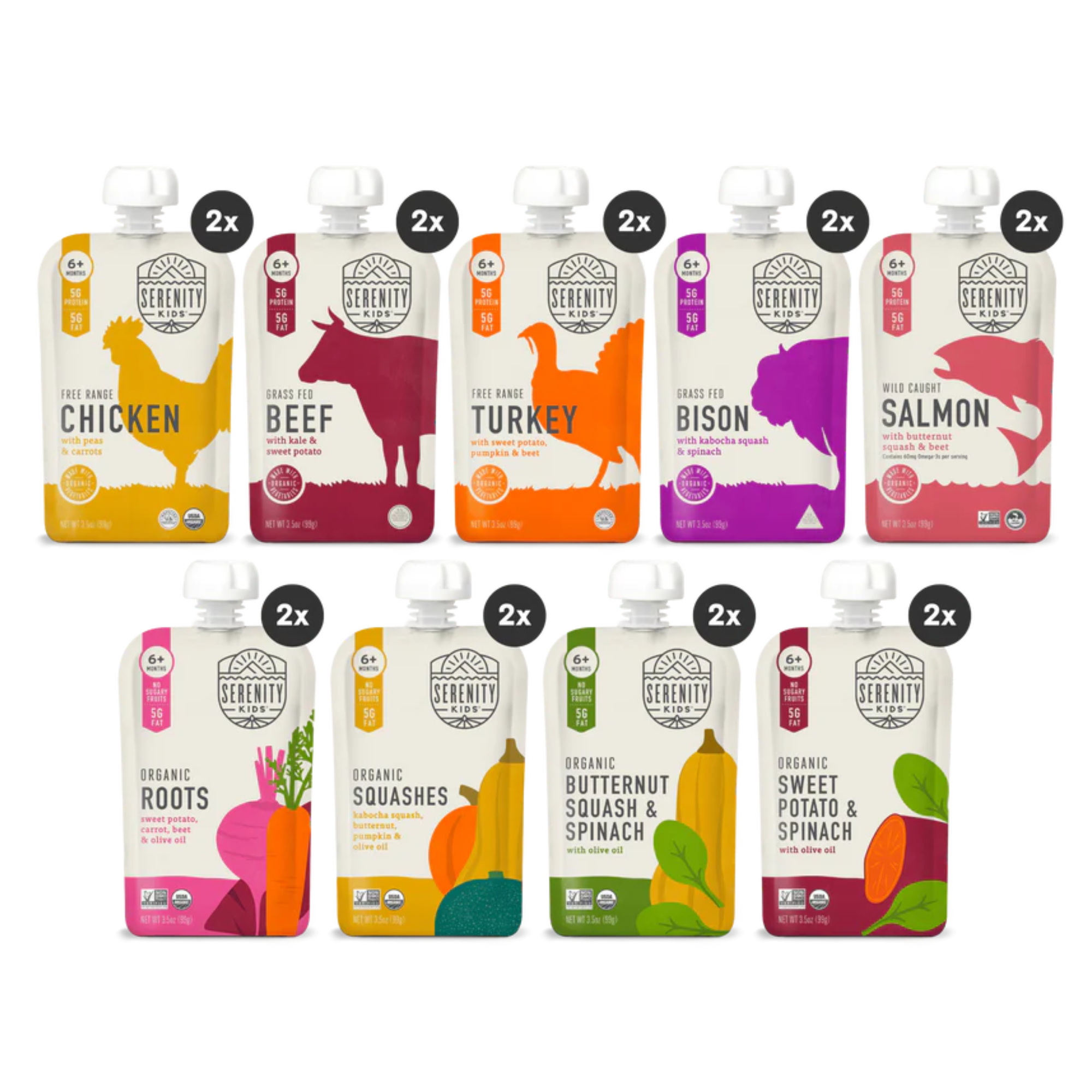 Meat & Veggies Pouches