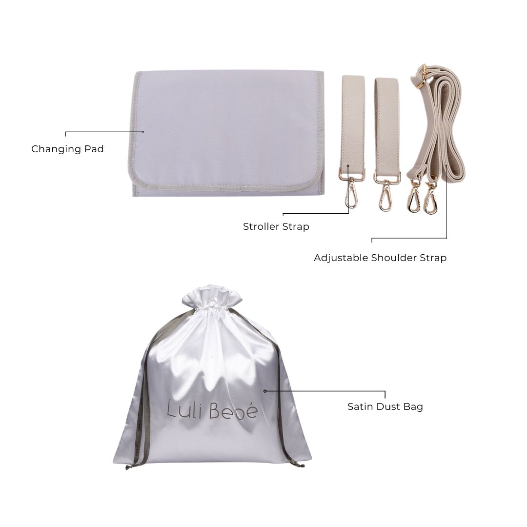 Signature Diaper Bag Nude Rose