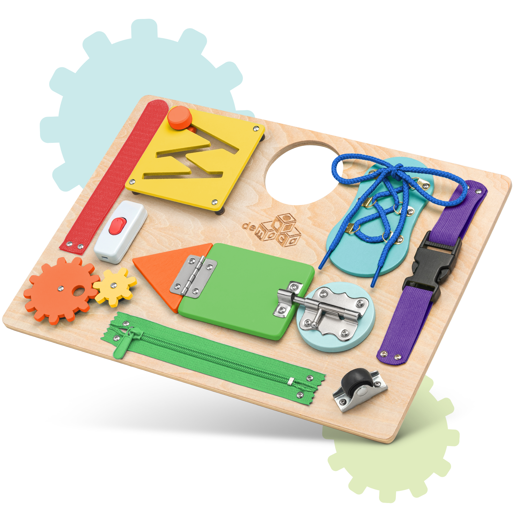 Busy Board for Toddlers 2-3 Years (Color)