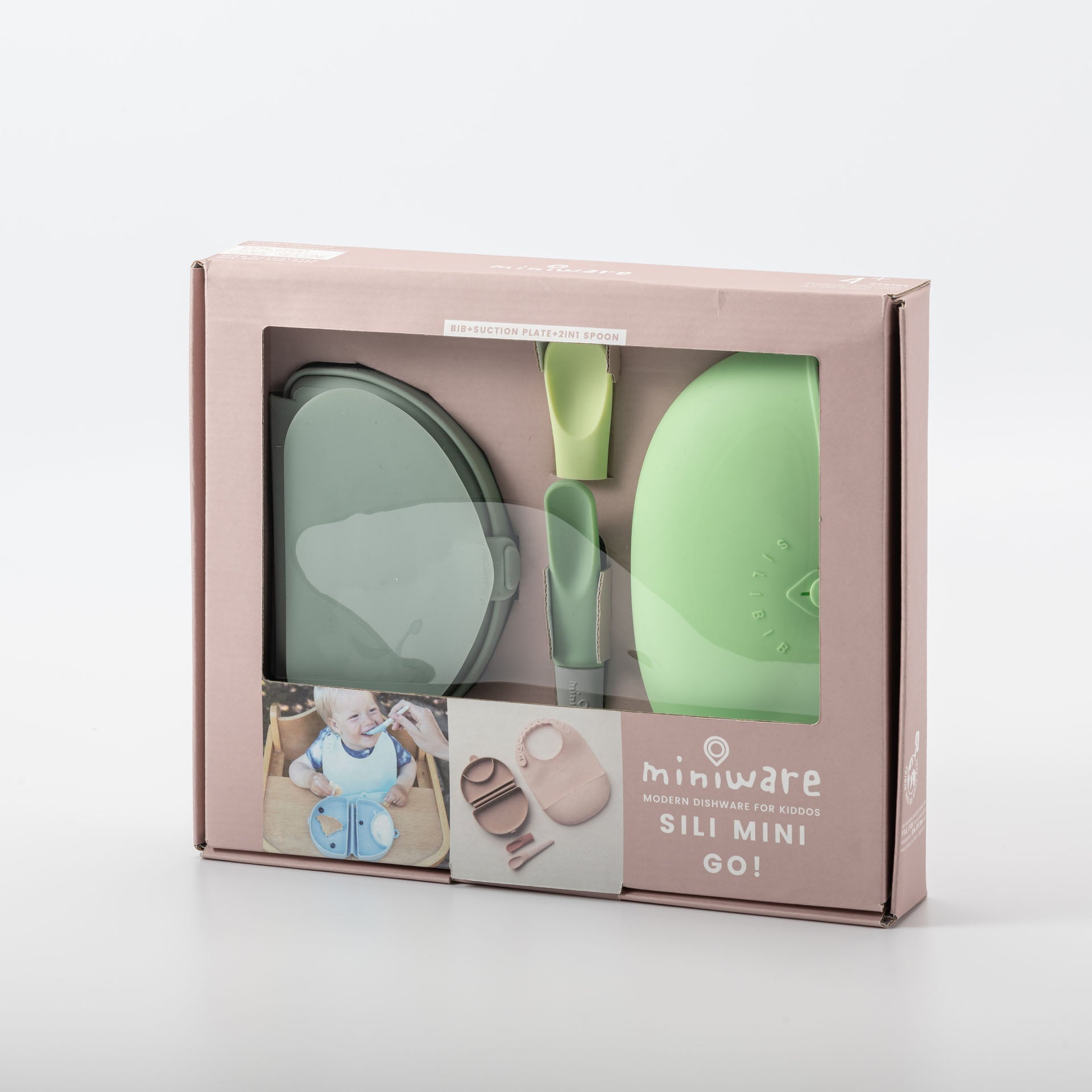 Silicone Travel Meal Set - Green Energy