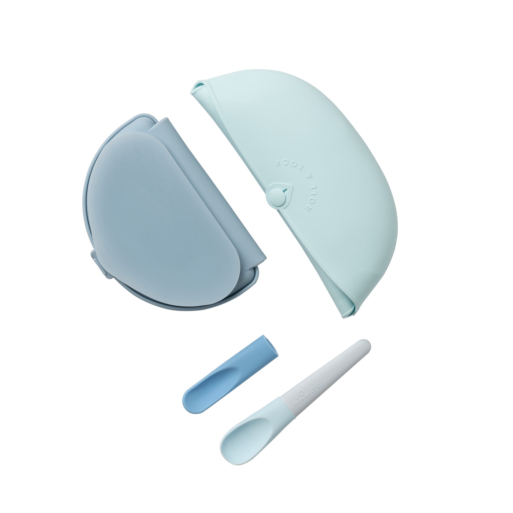 Silicone Travel Meal Set - Blue Banana