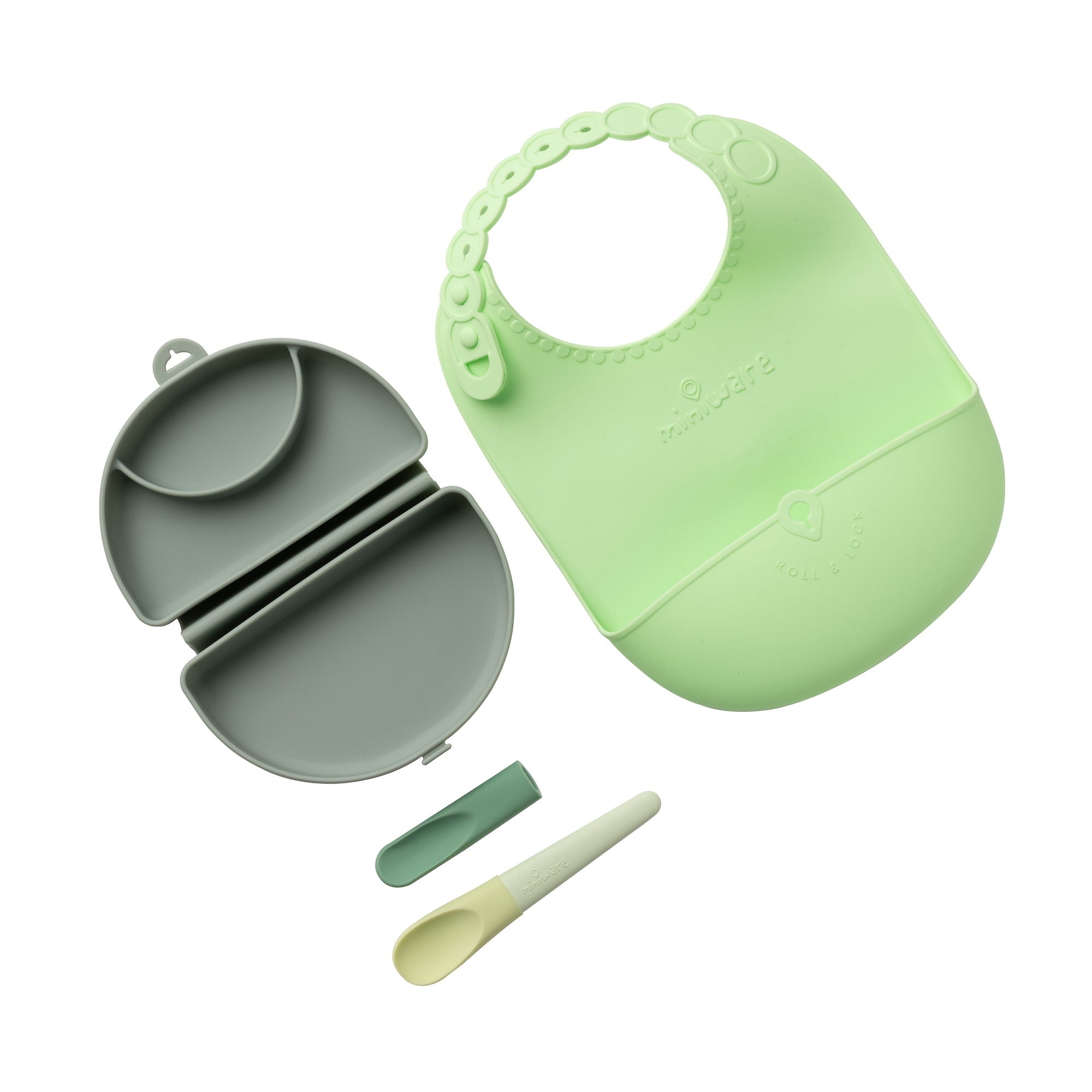 Silicone Travel Meal Set - Green Energy