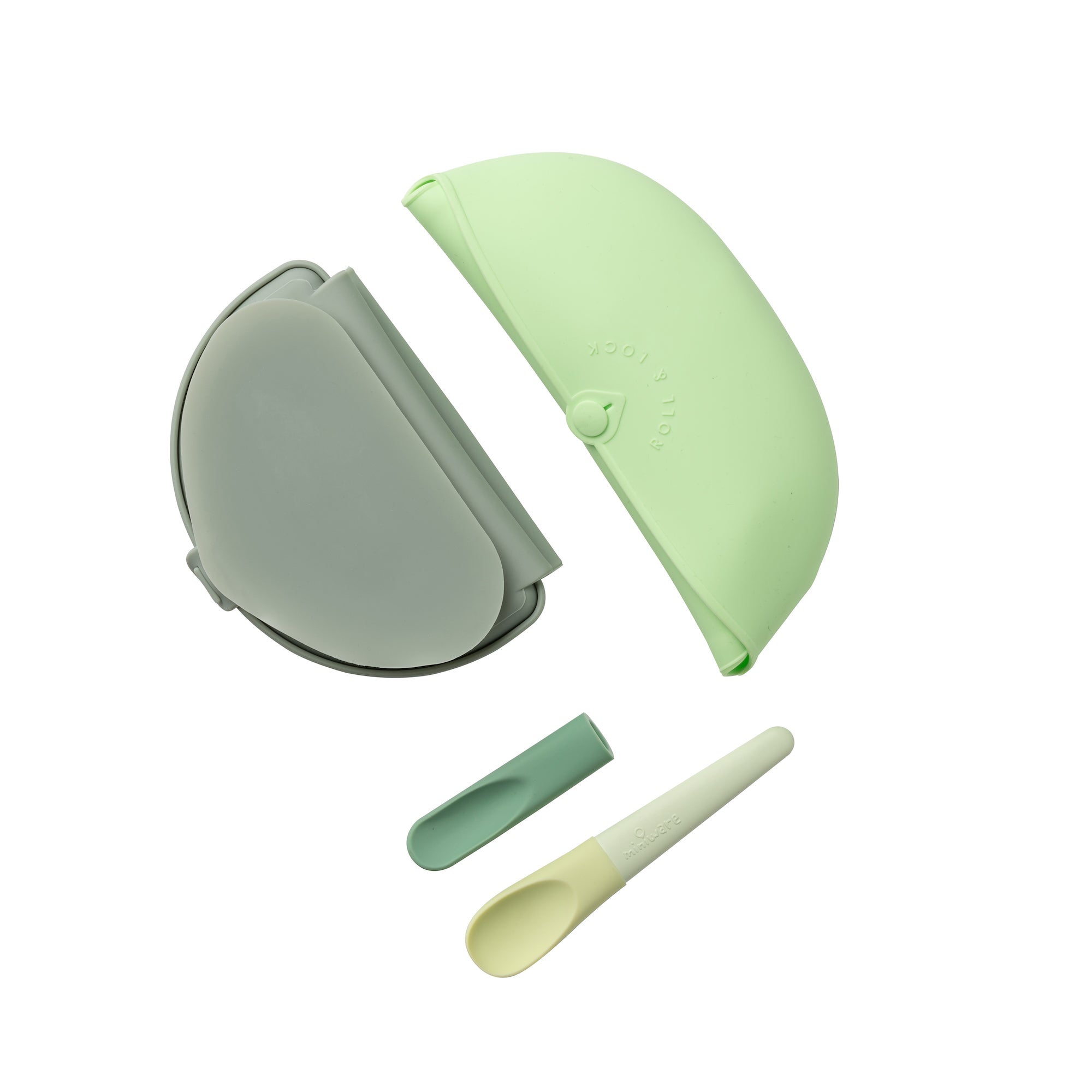 Silicone Travel Meal Set - Green Energy