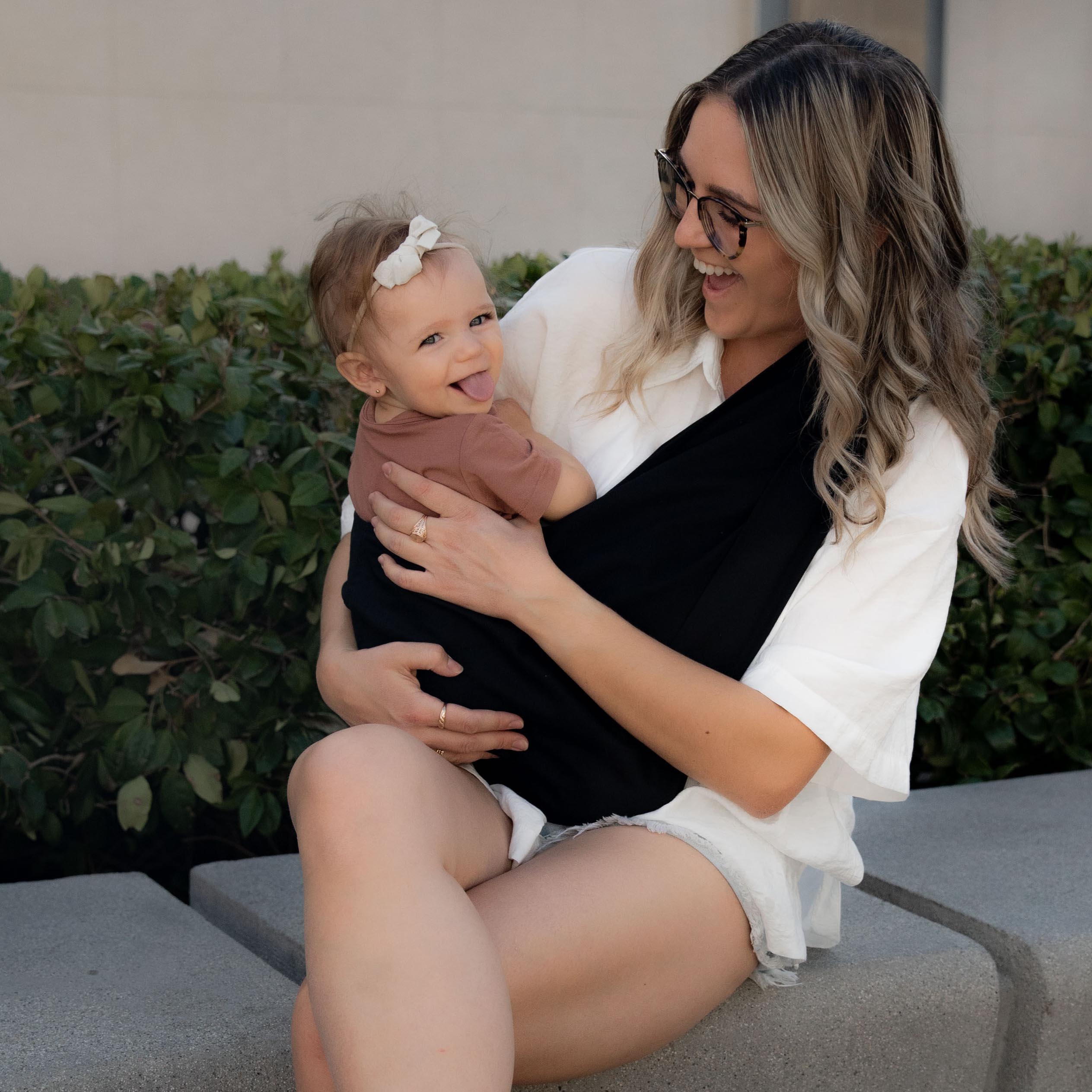 Organic Cotton Baby Carrier Black